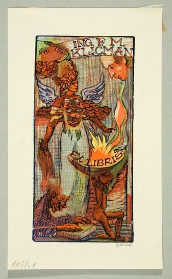 Náhledový obrázek předmětu Exlibris F. M. Klicmana