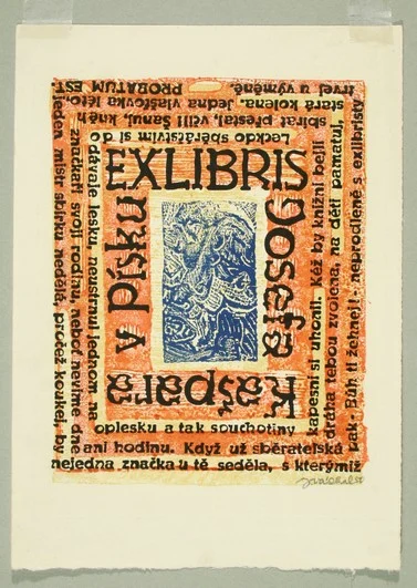 Náhledový obrázek předmětu Exlibris Josefa Kašpara