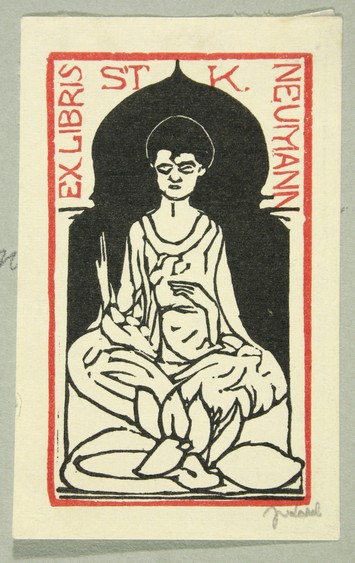Náhledový obrázek Exlibris Stanislava Kostky Neumanna - 1