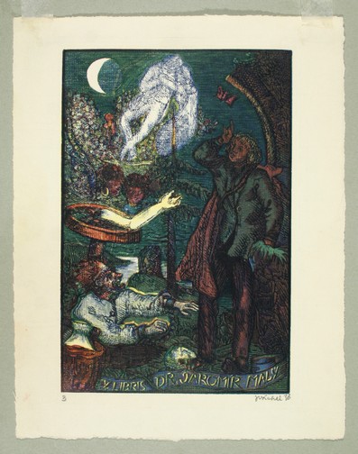 Náhledový obrázek Exlibris Jaromíra Malého - 1
