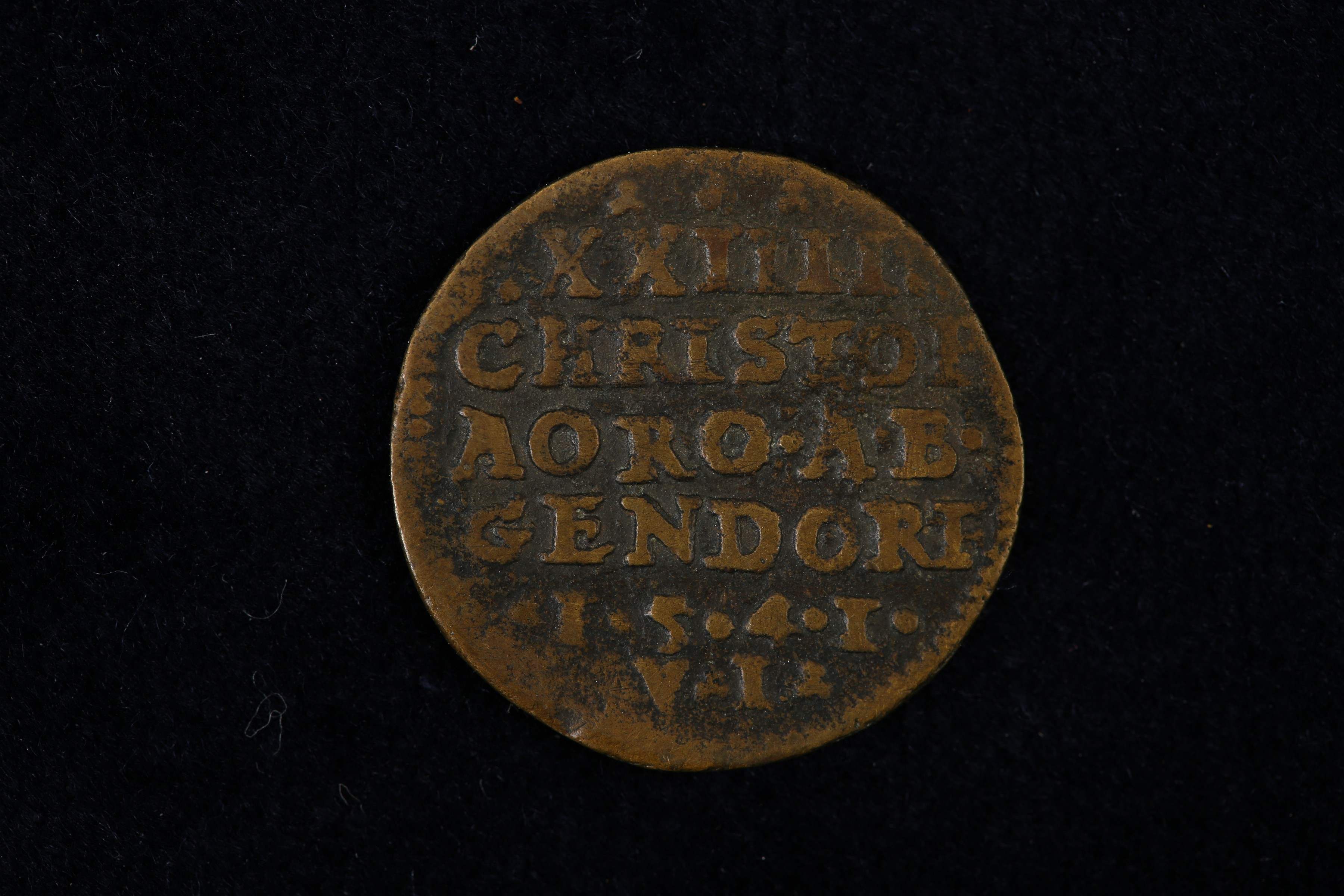 Náhledový obrázek Menší mince Kryštofa z Gendorfu z r. 1541 - 1