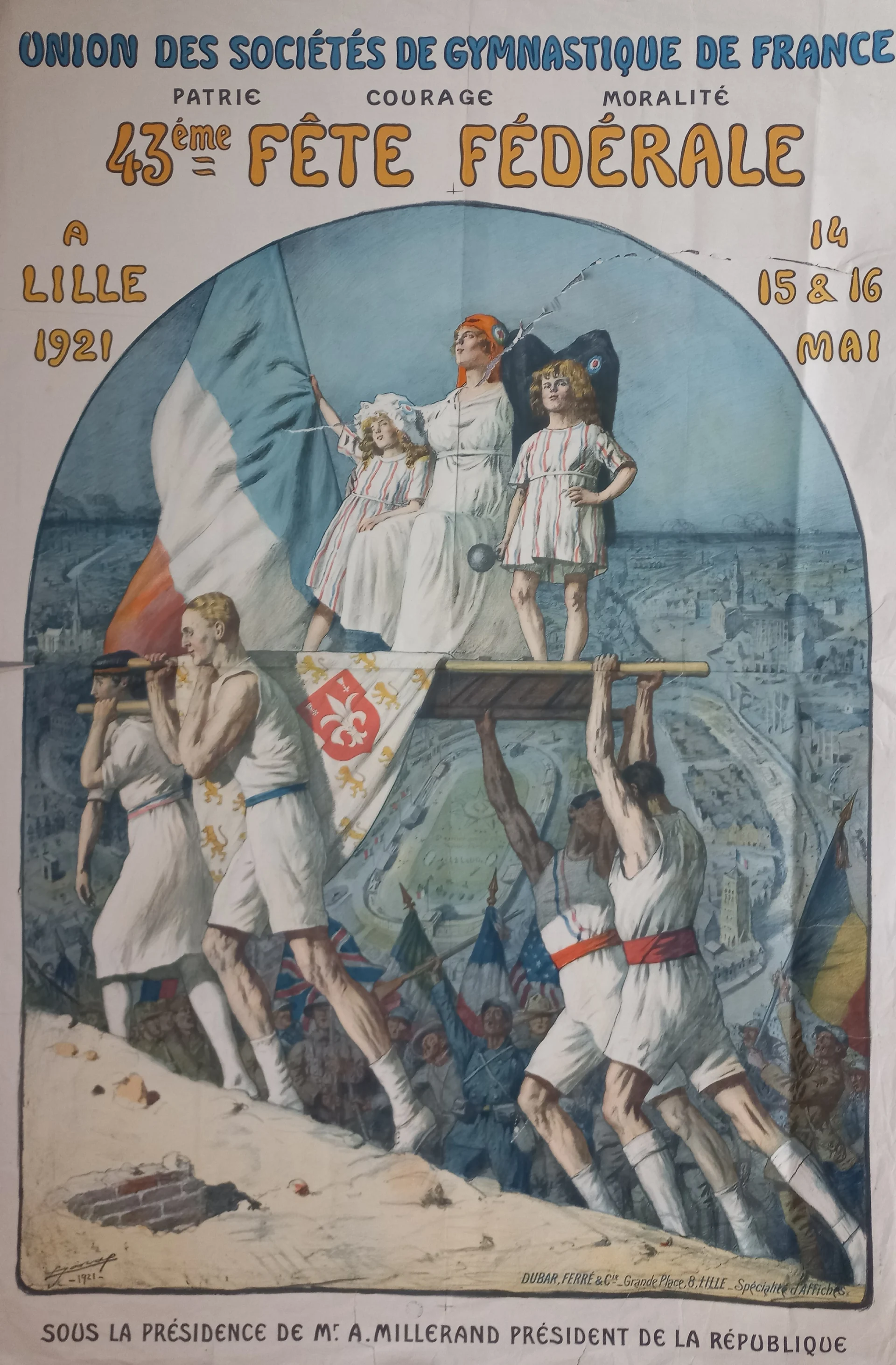Náhledový obrázek předmětu Gymnastické slavnosti. Lille 1921