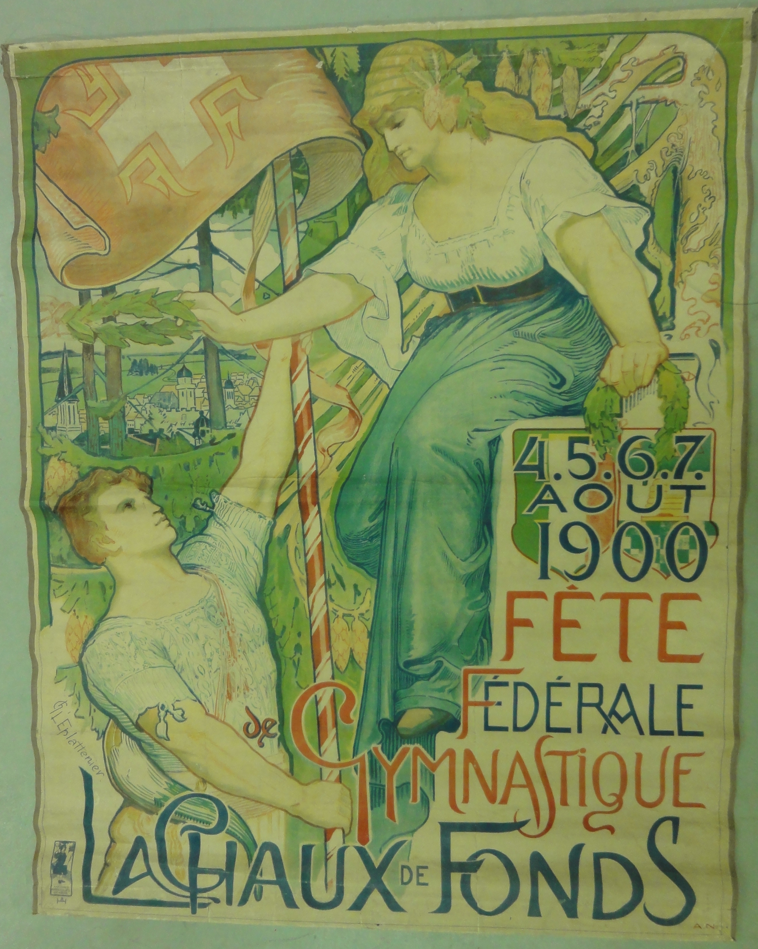 Náhledový obrázek Gymnastické slavnosti. La Chaux-de-Fonds 1900 - 1