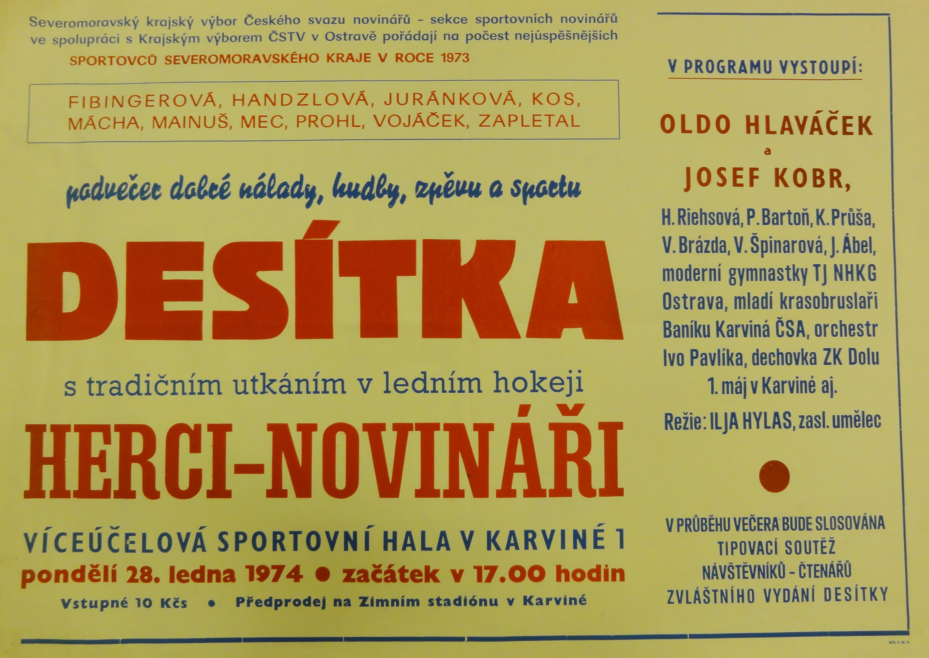 Náhledový obrázek Desítka s tradičním utkáním v ledním hokeji - 1