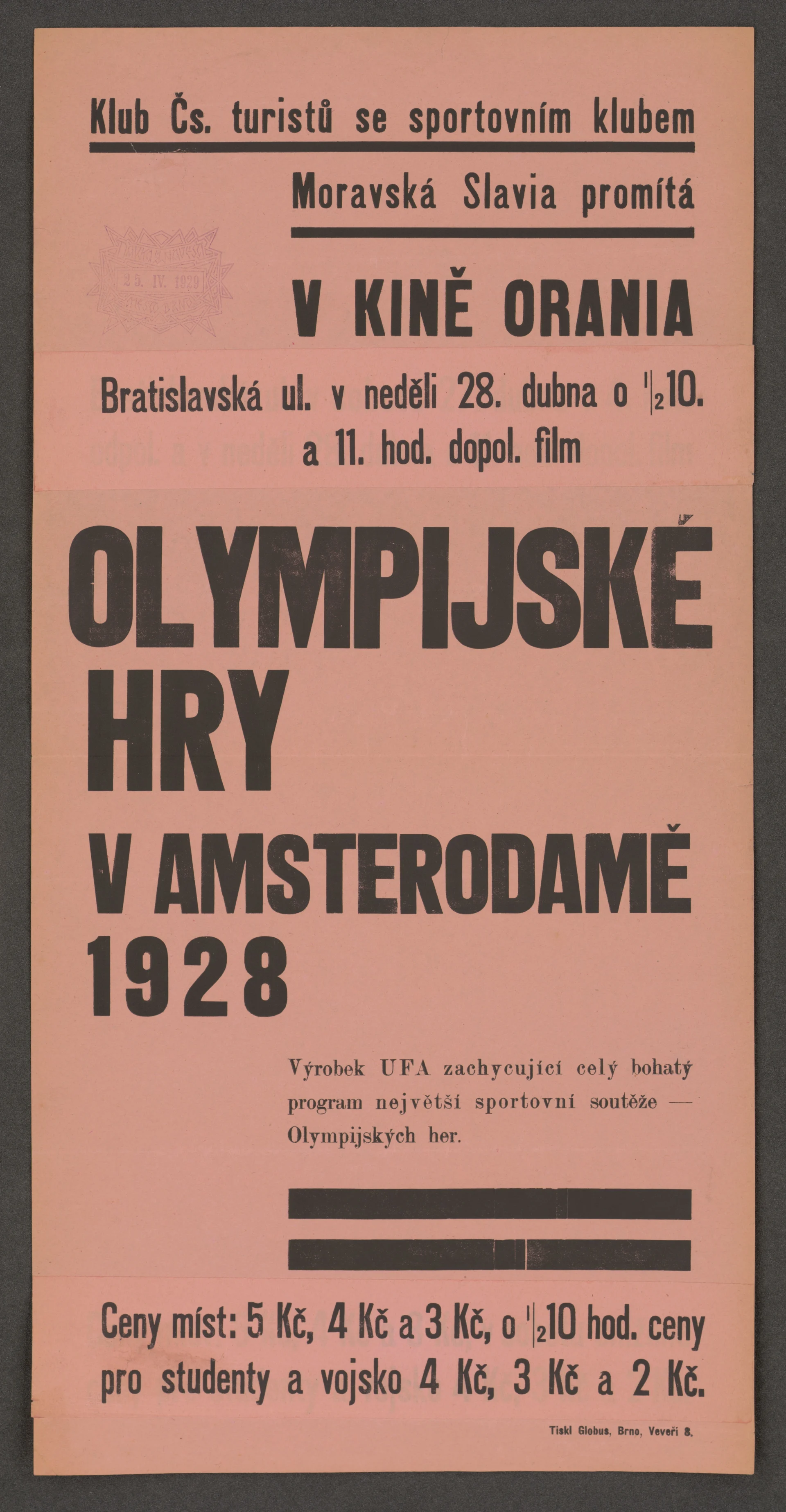 Náhledový obrázek předmětu Olympijské hry v Amsterodamu 1928