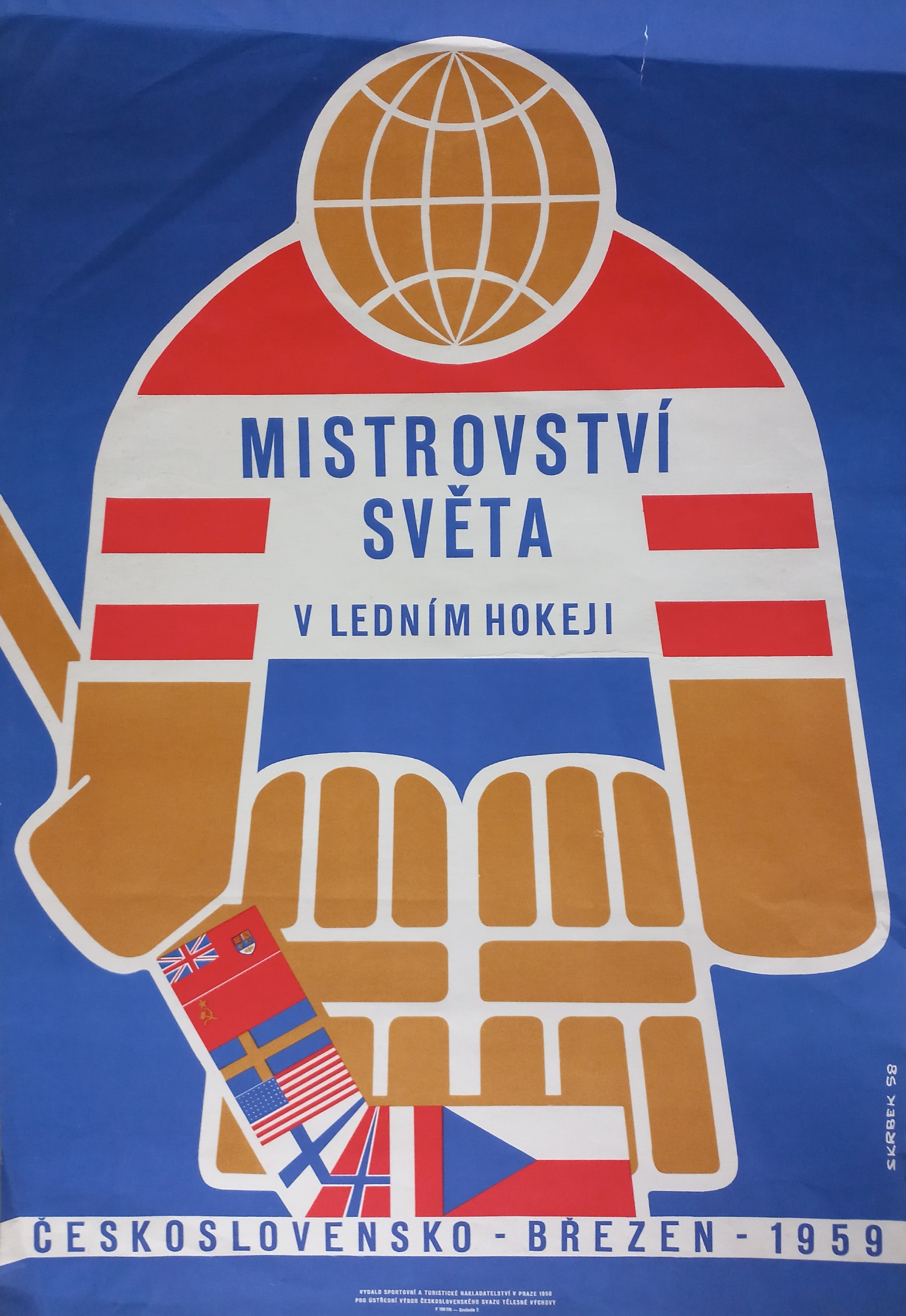 Náhledový obrázek Mistrovství světa v ledním hokeji. Československo 1959 - 1