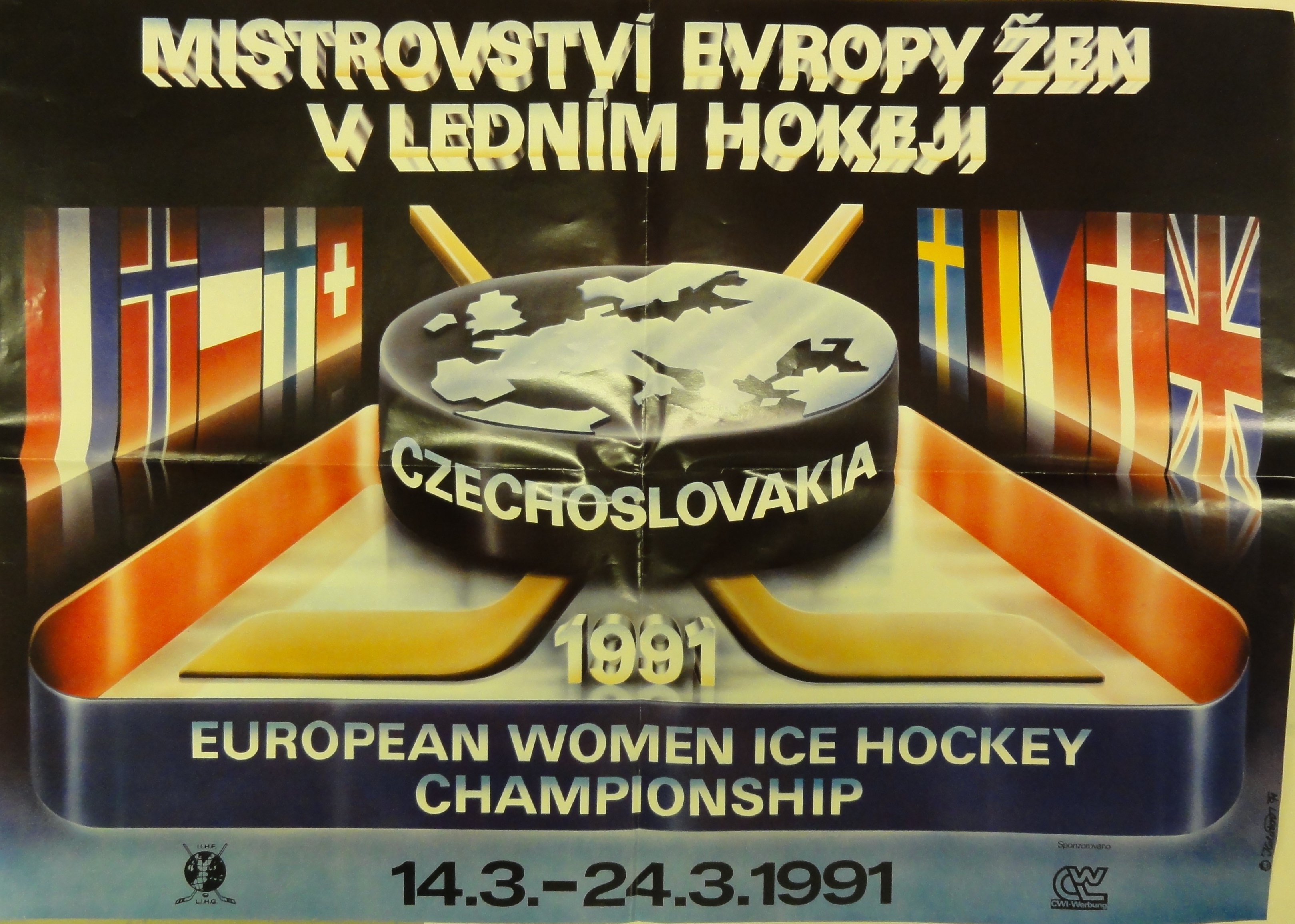 Náhledový obrázek Mistrovství Evropy v ledním hokeji žen. Československo 1991 - 1