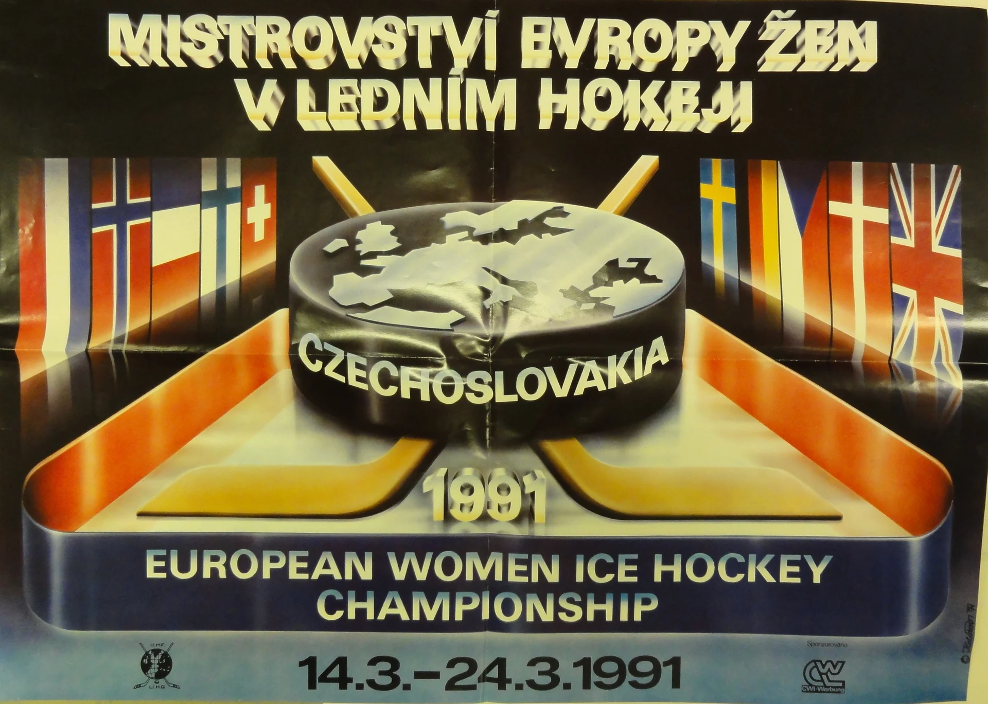 Náhledový obrázek předmětu Mistrovství Evropy v ledním hokeji žen. Československo 1991