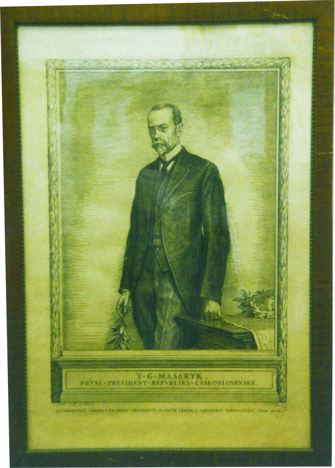 Náhledový obrázek předmětu Obraz - Stojící T. G. M.