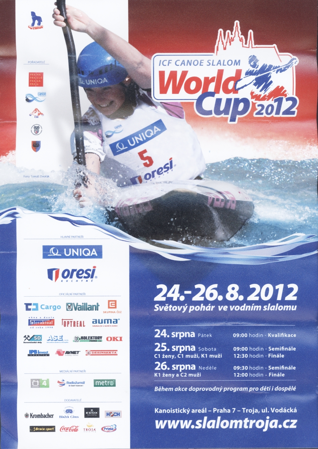 Náhledový obrázek ICF Canoe Slalom World Cup. Praha 2012 - 1