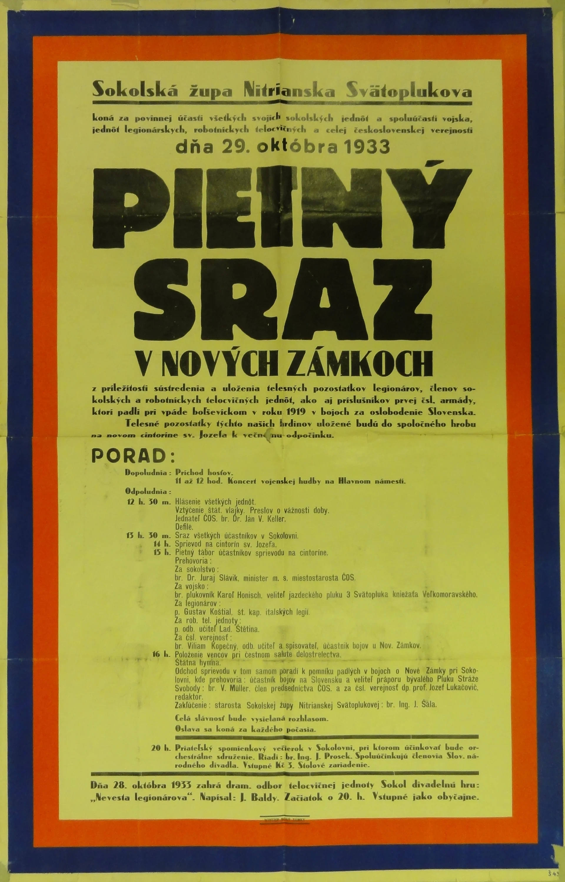 Náhledový obrázek předmětu Pietný sraz v Nových Zamkov