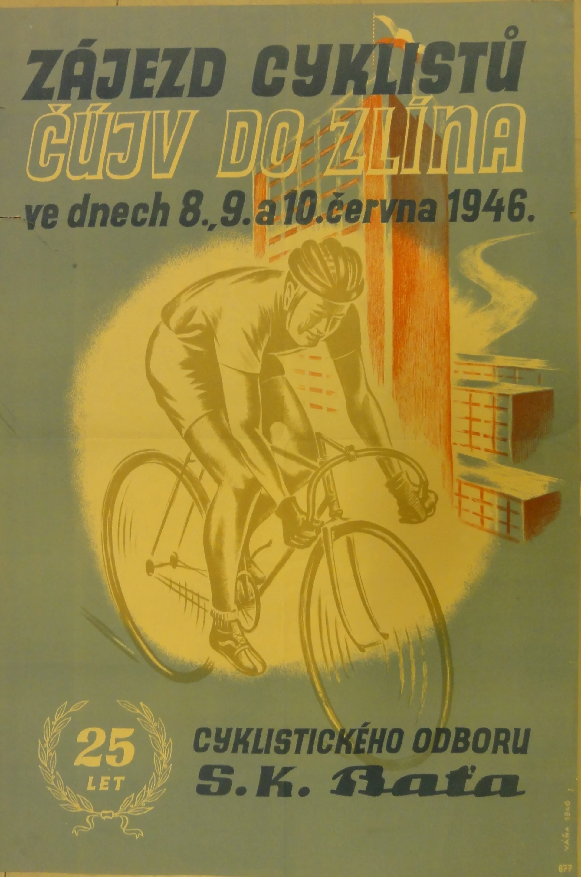 Náhledový obrázek předmětu Zájezd cyklistů ČÚJV do Zlína