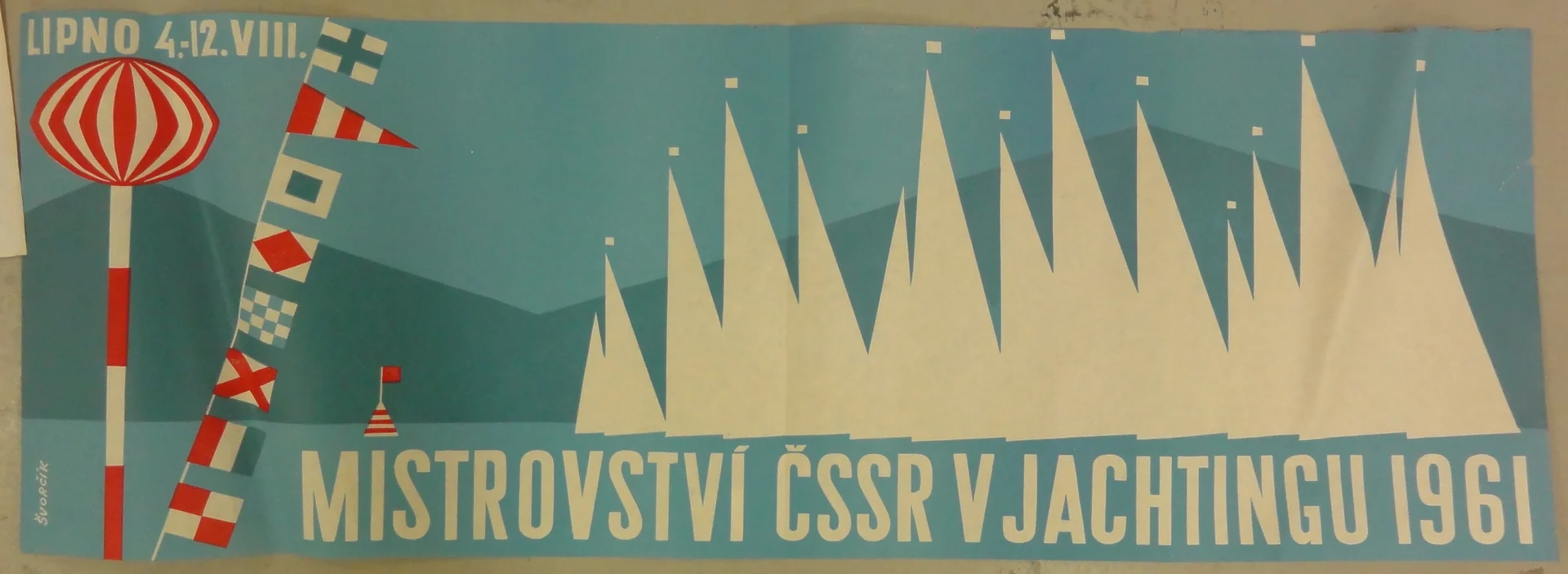 Náhledový obrázek předmětu Mistrovství ČSSR v jachtingu. Lipno 1961