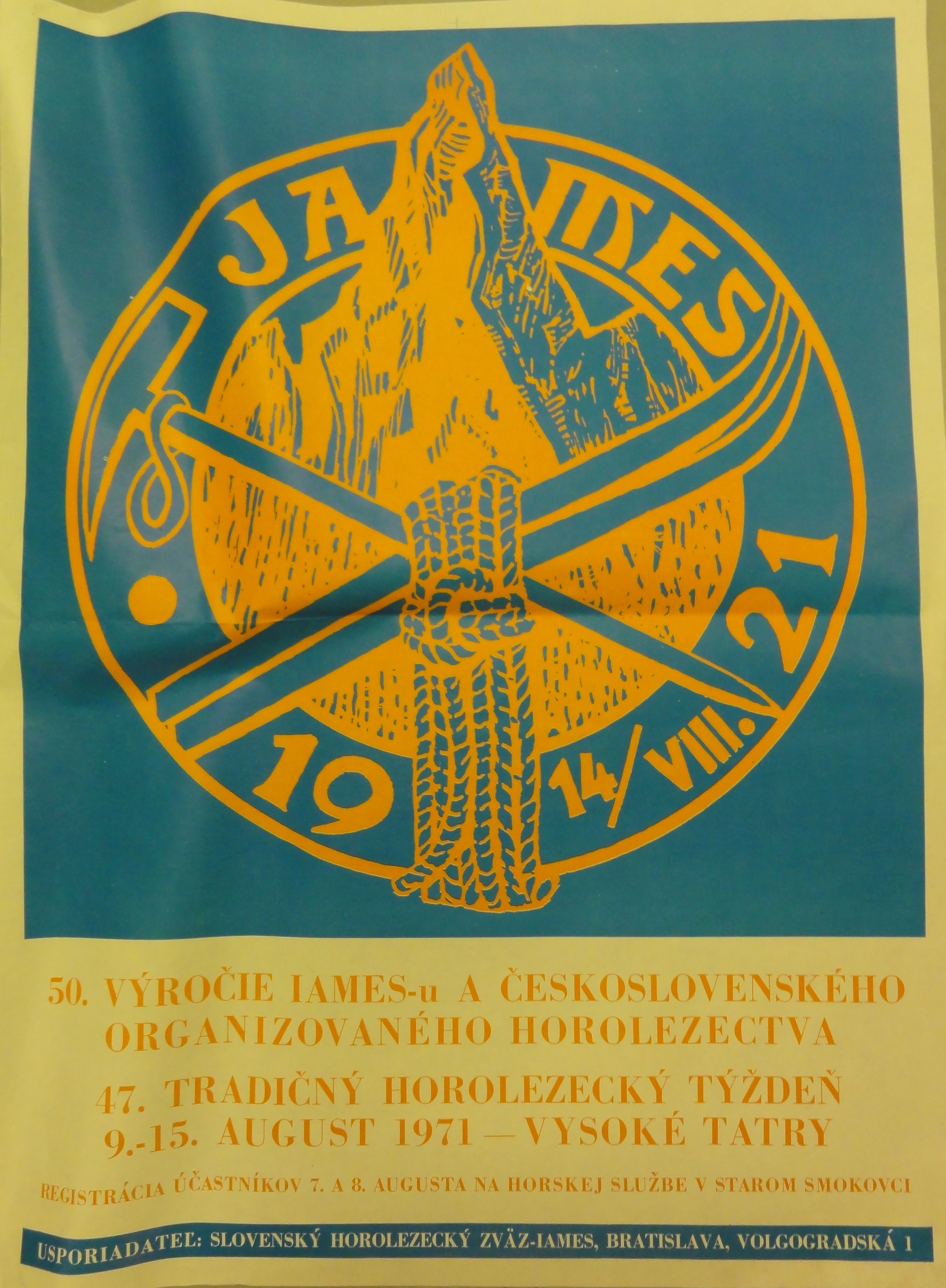Náhledový obrázek Výročí IAMESu a čsl. organizovaného horolezectva - 1