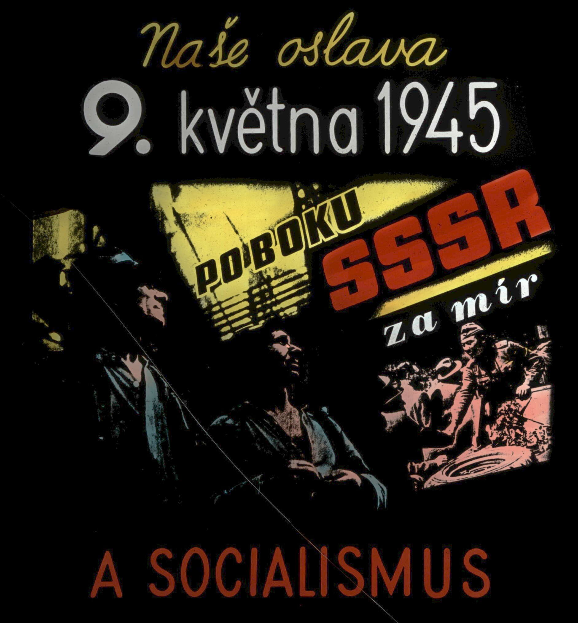 Náhledový obrázek Agitační snímek k 9. květnu (diapozitiv) - 1