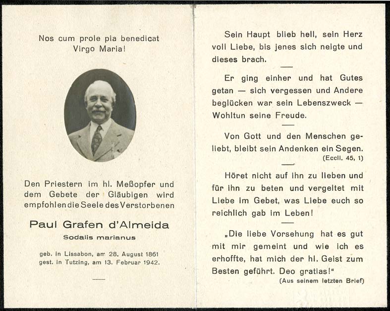 Náhledový obrázek Zbožná vzpomínka - Almeida, Paul Graf d´ - 3
