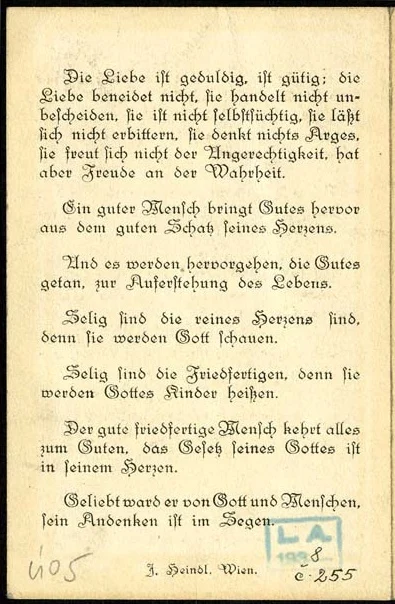 Náhledový obrázek předmětu Zbožná vzpomínka - Auersperg, Adolf Prinz von
