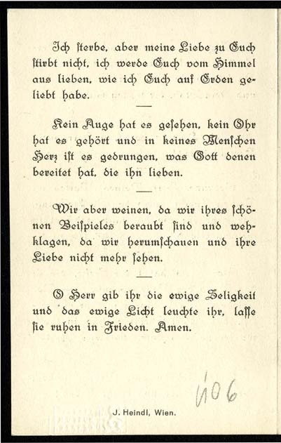 Náhledový obrázek Zbožná vzpomínka - Auersperg, Ernestine Prinzessin - 1