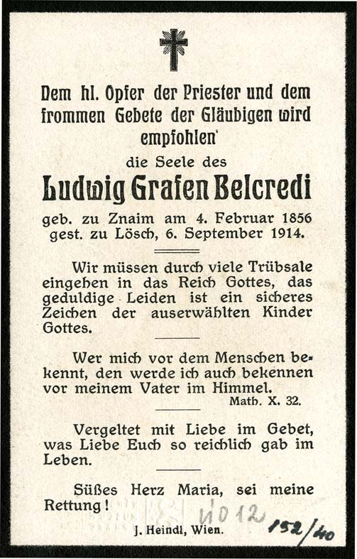 Náhledový obrázek Zbožná vzpomínka - Belcredi, Ludwig Graf - 2