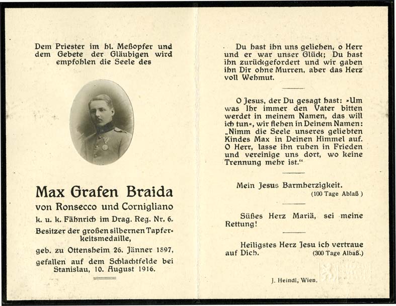 Náhledový obrázek Zbožná vzpomínka - Braida von Ronsecco und Cornigliano, Max Graf - 2