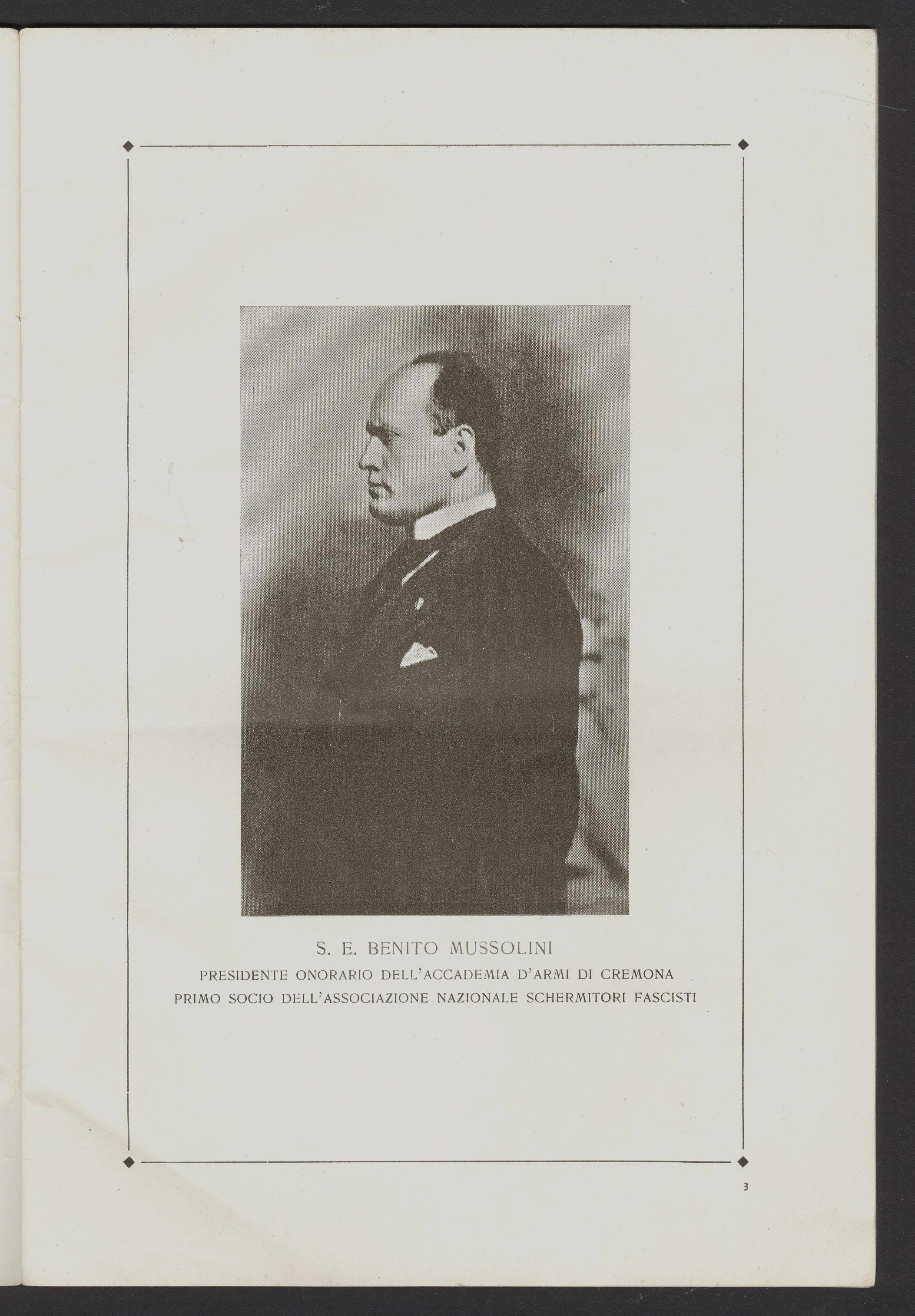 Náhledový obrázek Programma Ufficiale della Grande Manifestazione Nazionale ed Internazionale di Scherma. Cremona 1925 - 6