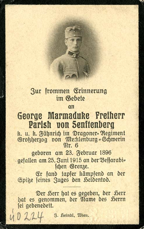 Náhledový obrázek Zbožná vzpomínka - Parish von Senftenberg, George Marmaduke Freiherr - 2
