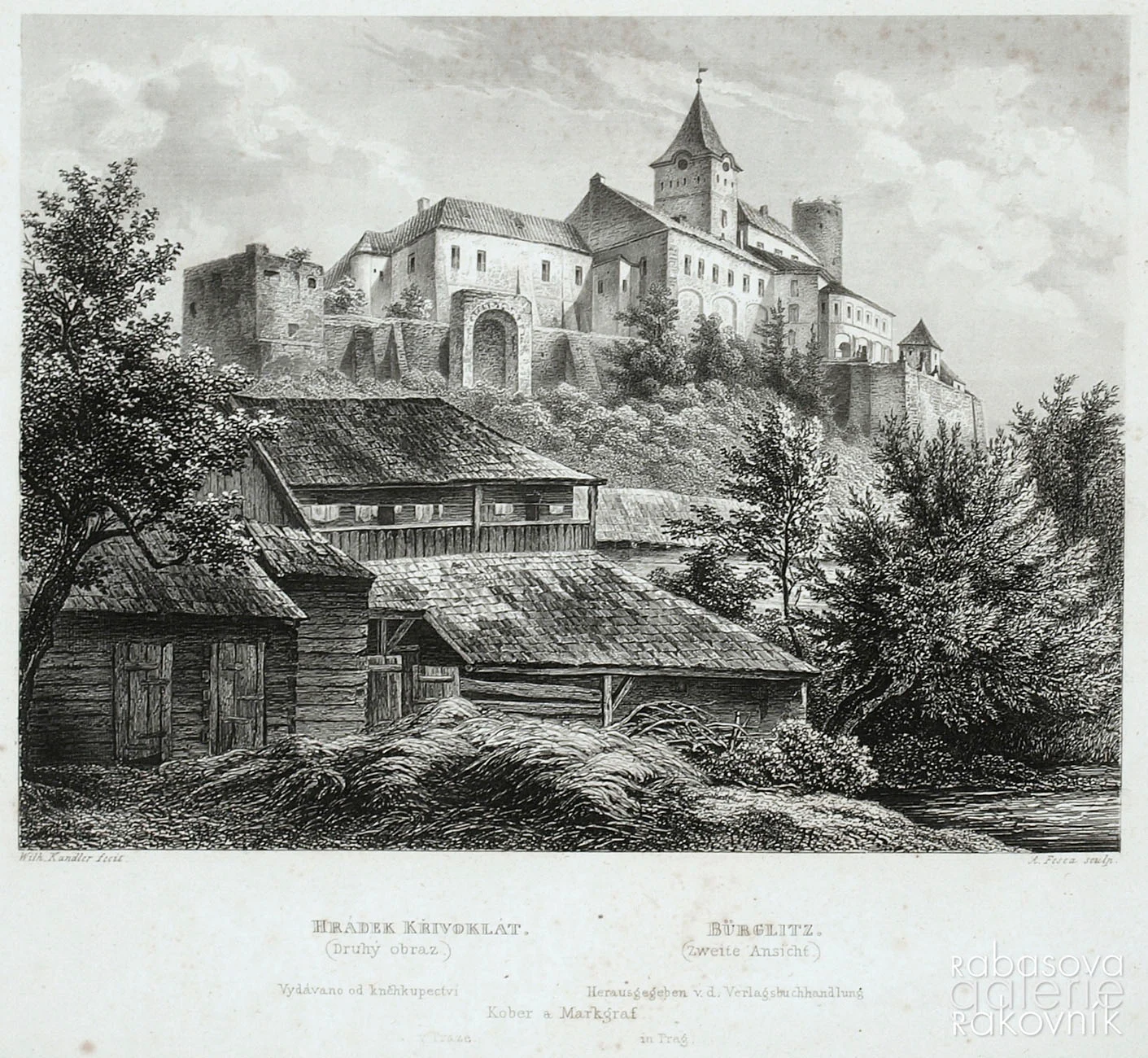 Obrázek Kandler Vilém,  Fesca A., Křivoklát (Druhý obraz)