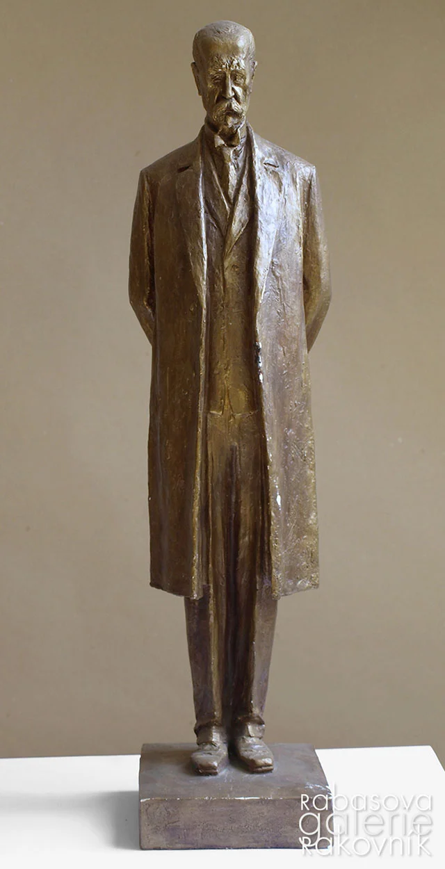 Náhledový obrázek předmětu Pangrác Miroslav, T. G. Masaryk (skica pomníku pro Rakovník)