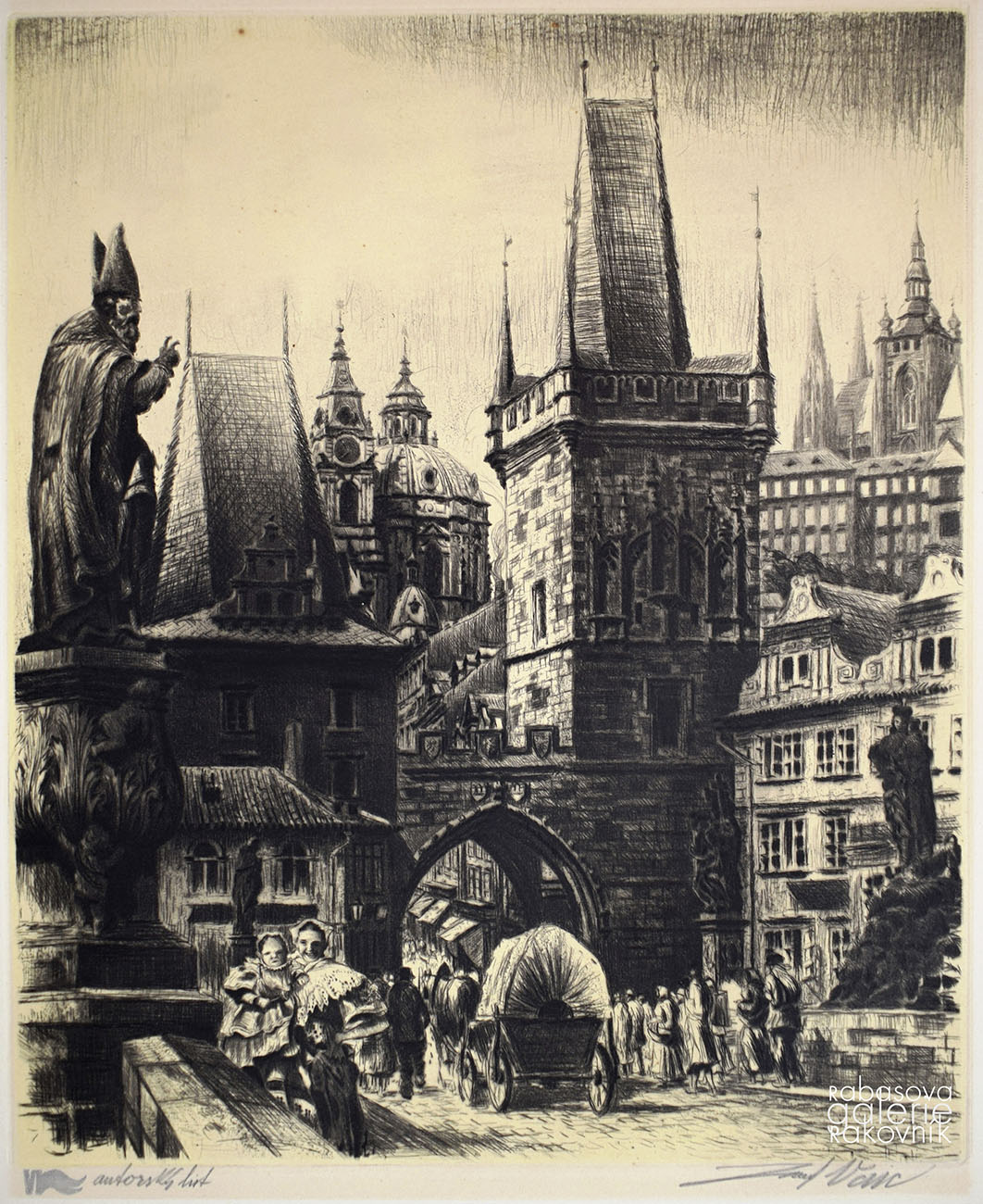 Náhledový obrázek Vaic Josef, Karlův most - 1