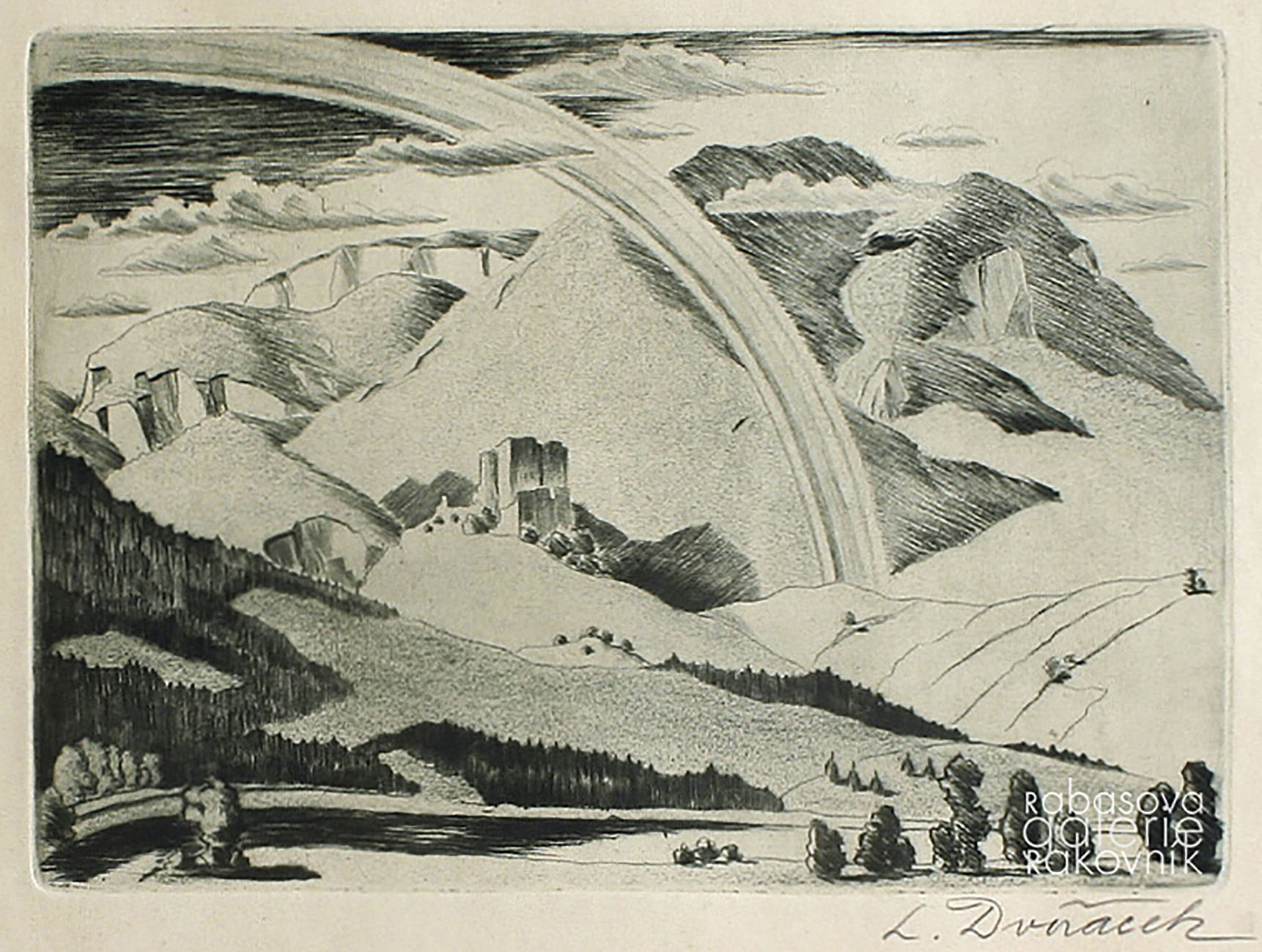 Náhledový obrázek Dvořáček Ludvík, Slovenská krajina - 1