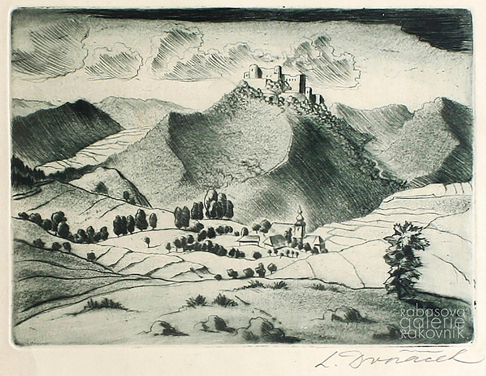 Náhledový obrázek předmětu Dvořáček Ludvík, Slovenská krajina
