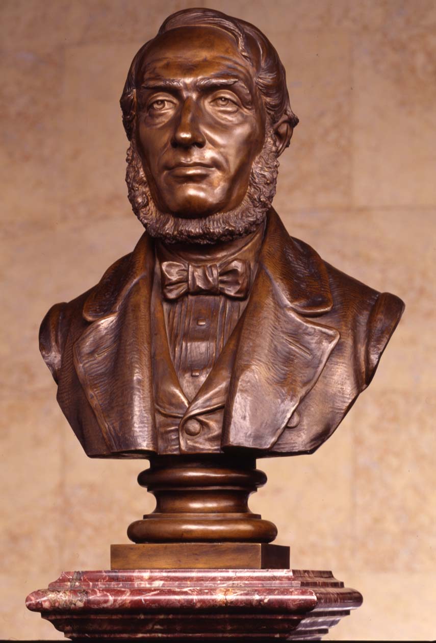 Náhledový obrázek František Škroup - busta v Pantheonu - 1