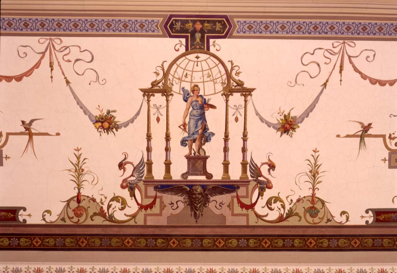 Náhledový obrázek předmětu Detail nástropních maleb v sálech