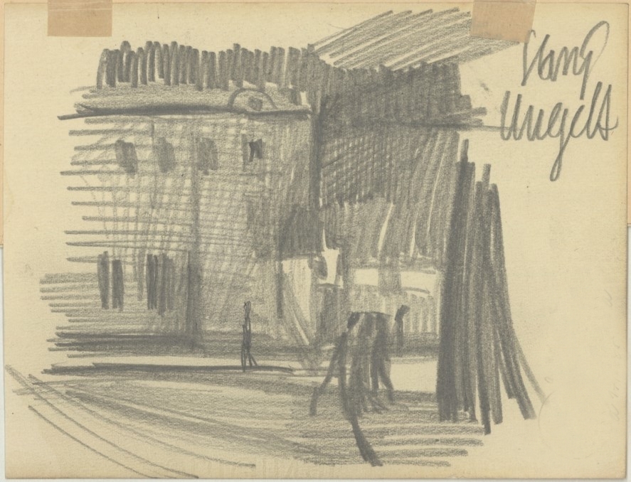 Náhledový obrázek Studijní kresby - Pražská architektura - 2