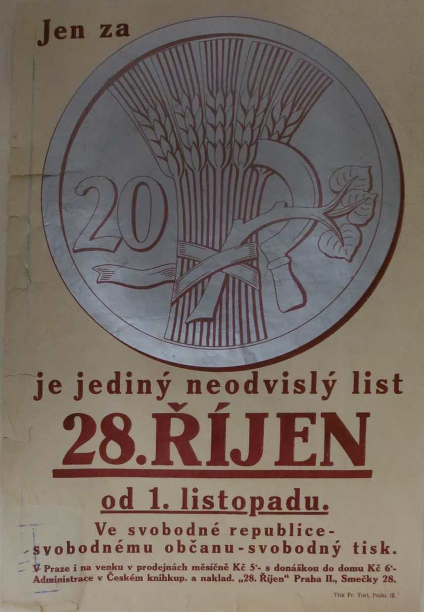 Náhledový obrázek 28. říjen je jediný neodvislý list - 1