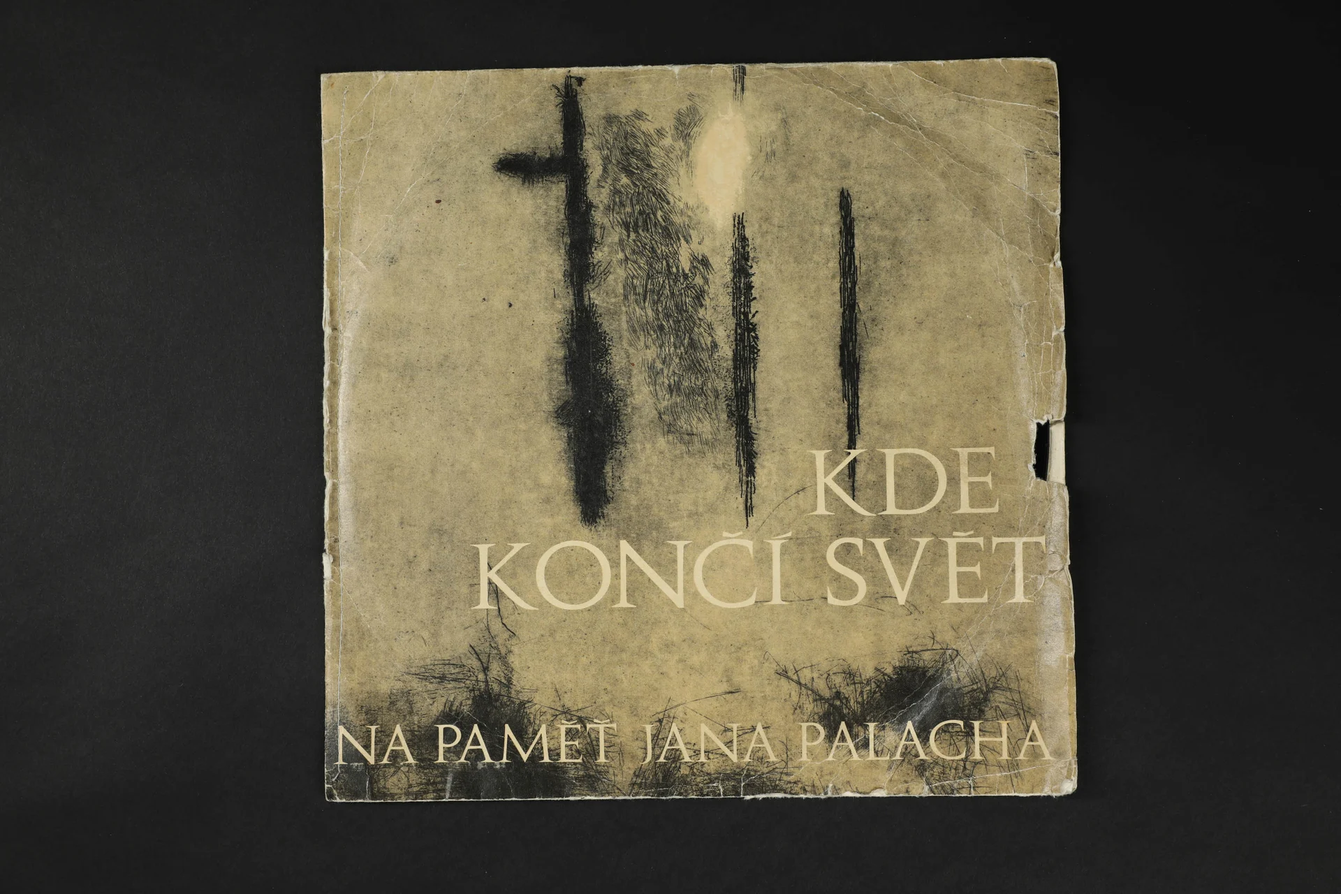 Náhledový obrázek předmětu Gramofonová deska Kde končí svět. Na paměť Jana Palacha