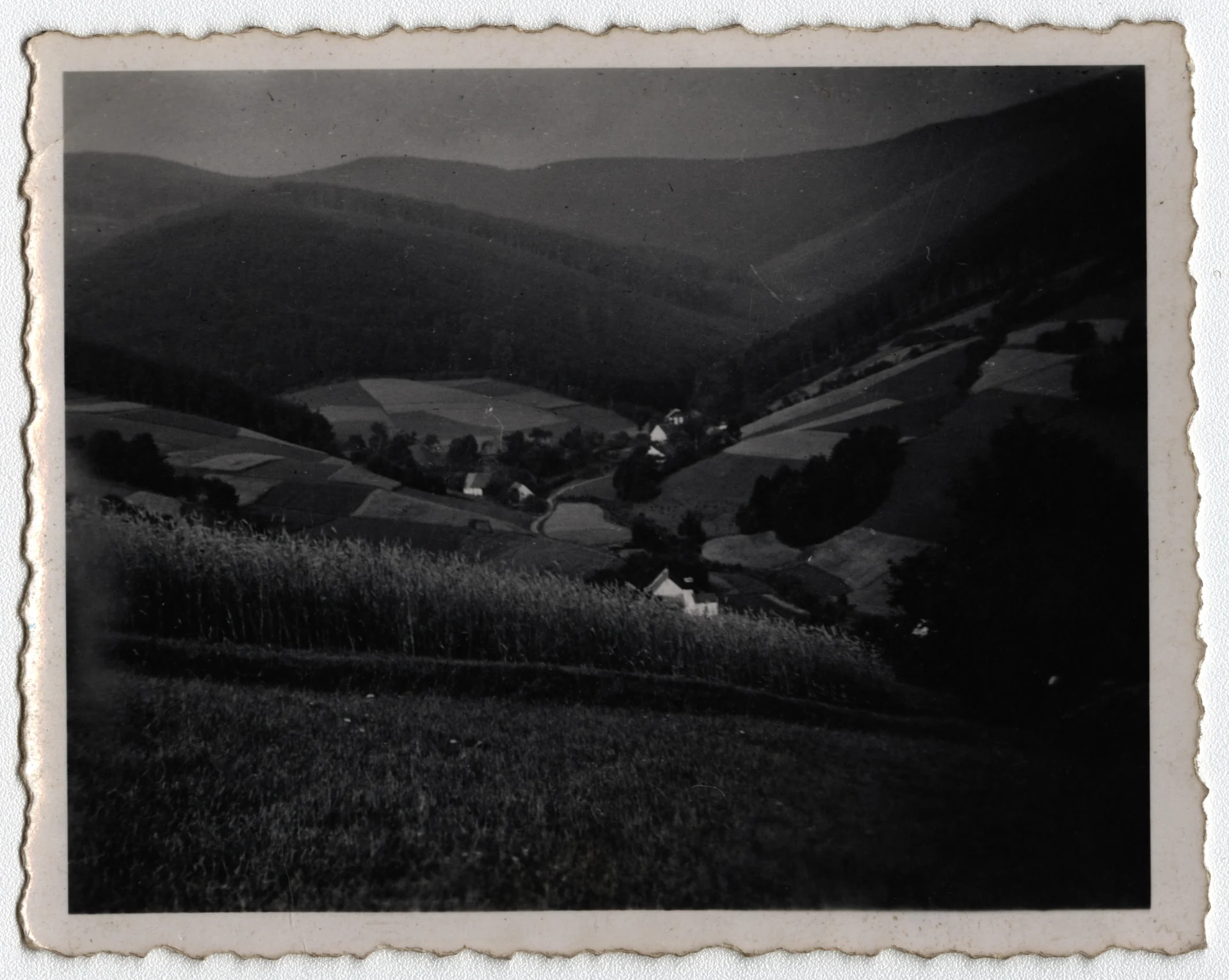 Náhledový obrázek předmětu Osada Polka na historické fotografii