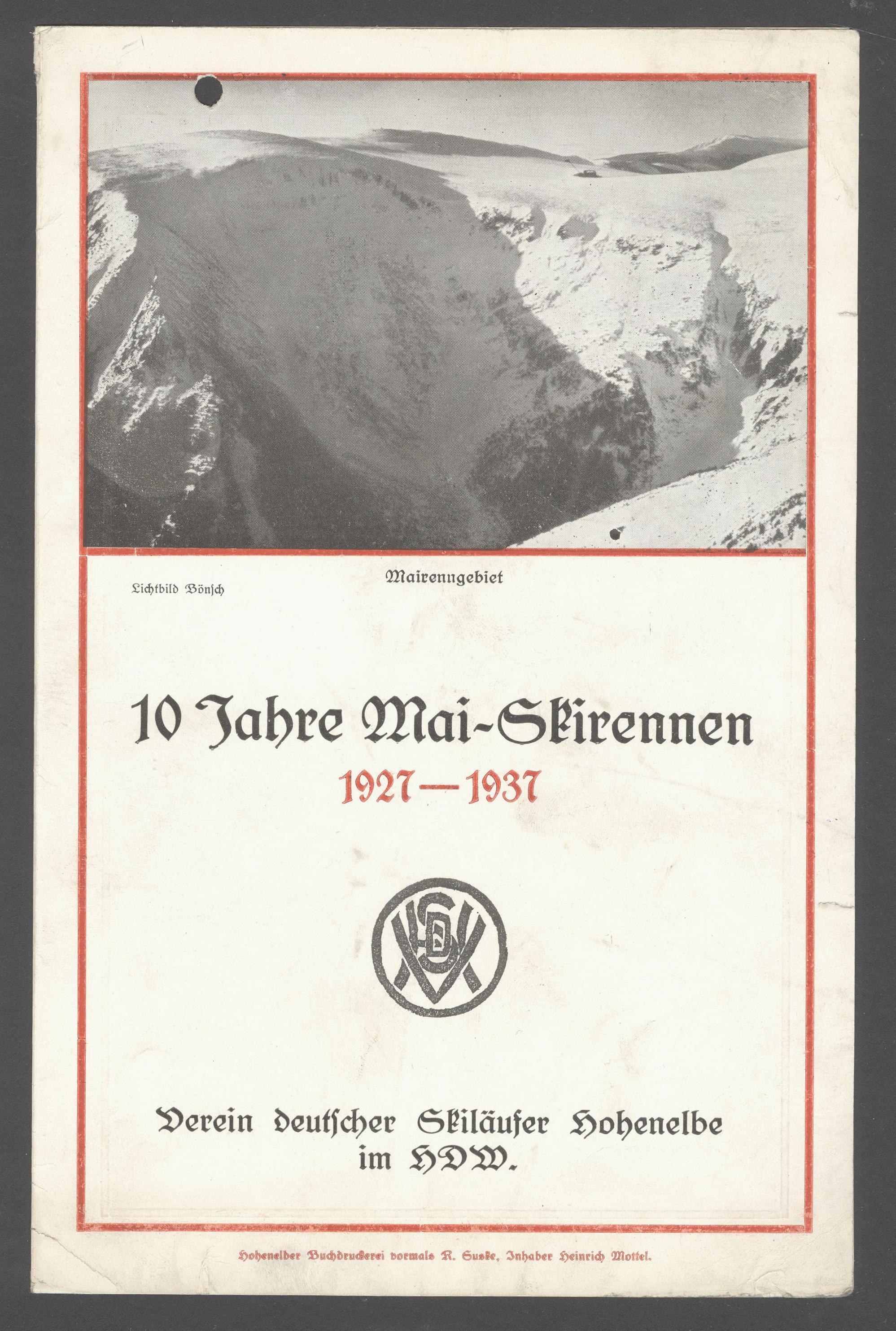 Náhledový obrázek Zehn Jahre. Mai-Skirennen 1927-1937 - 1