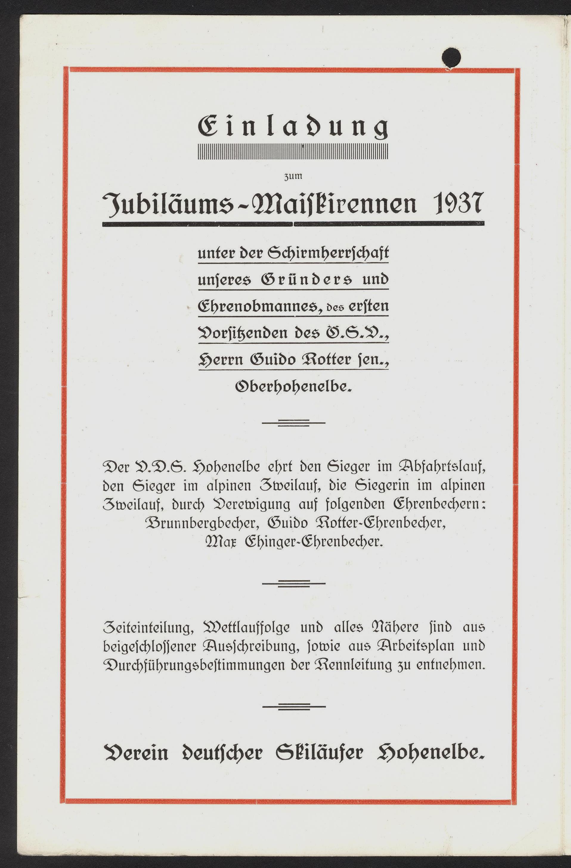 Náhledový obrázek Zehn Jahre. Mai-Skirennen 1927-1937 - 2