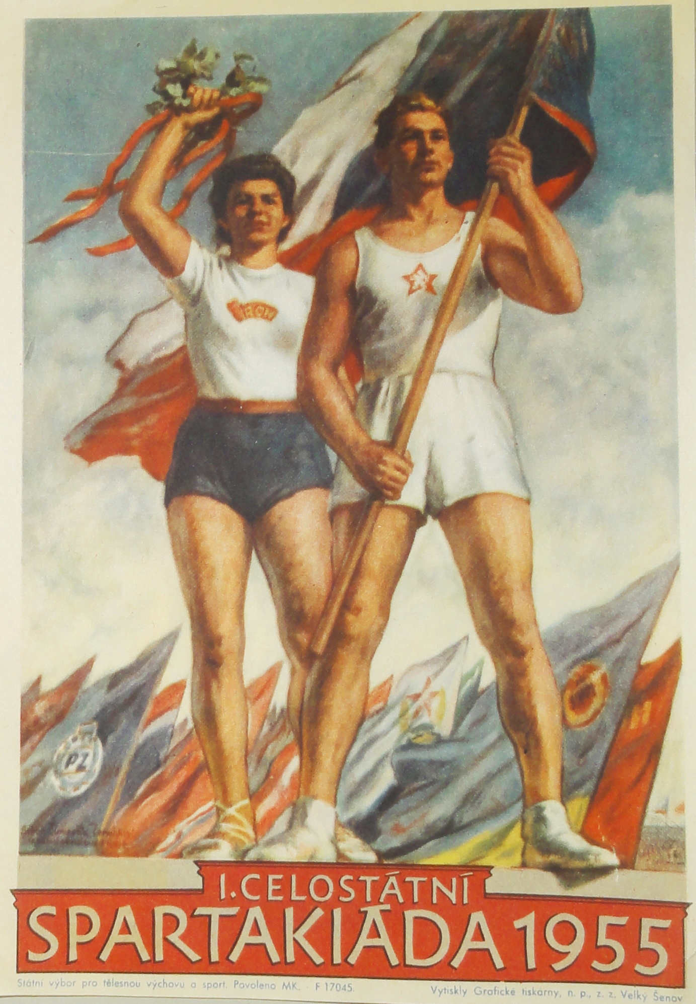 Náhledový obrázek Československá spartakiáda 1955 - 1