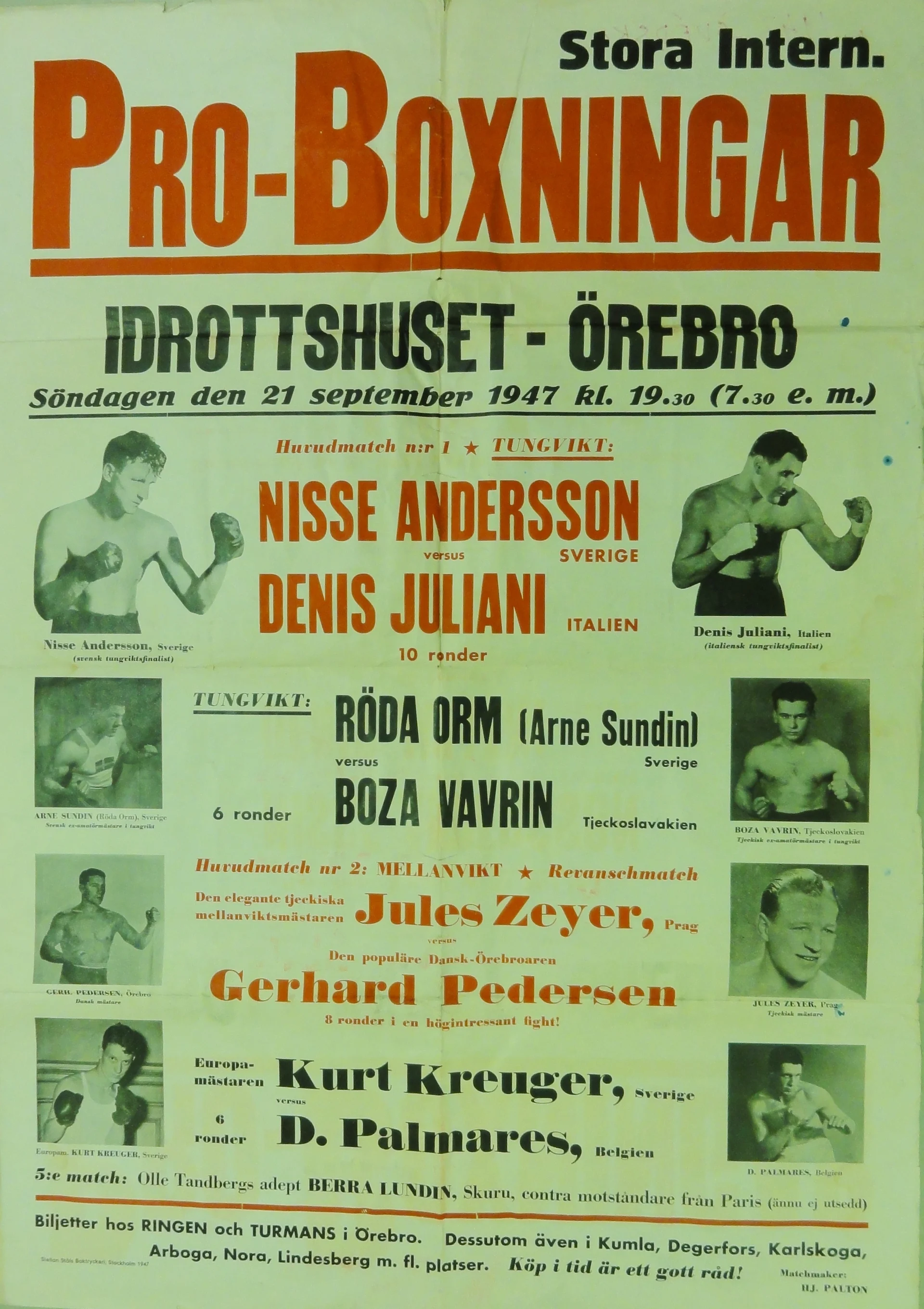 Náhledový obrázek předmětu Mezistátní utkání v boxu