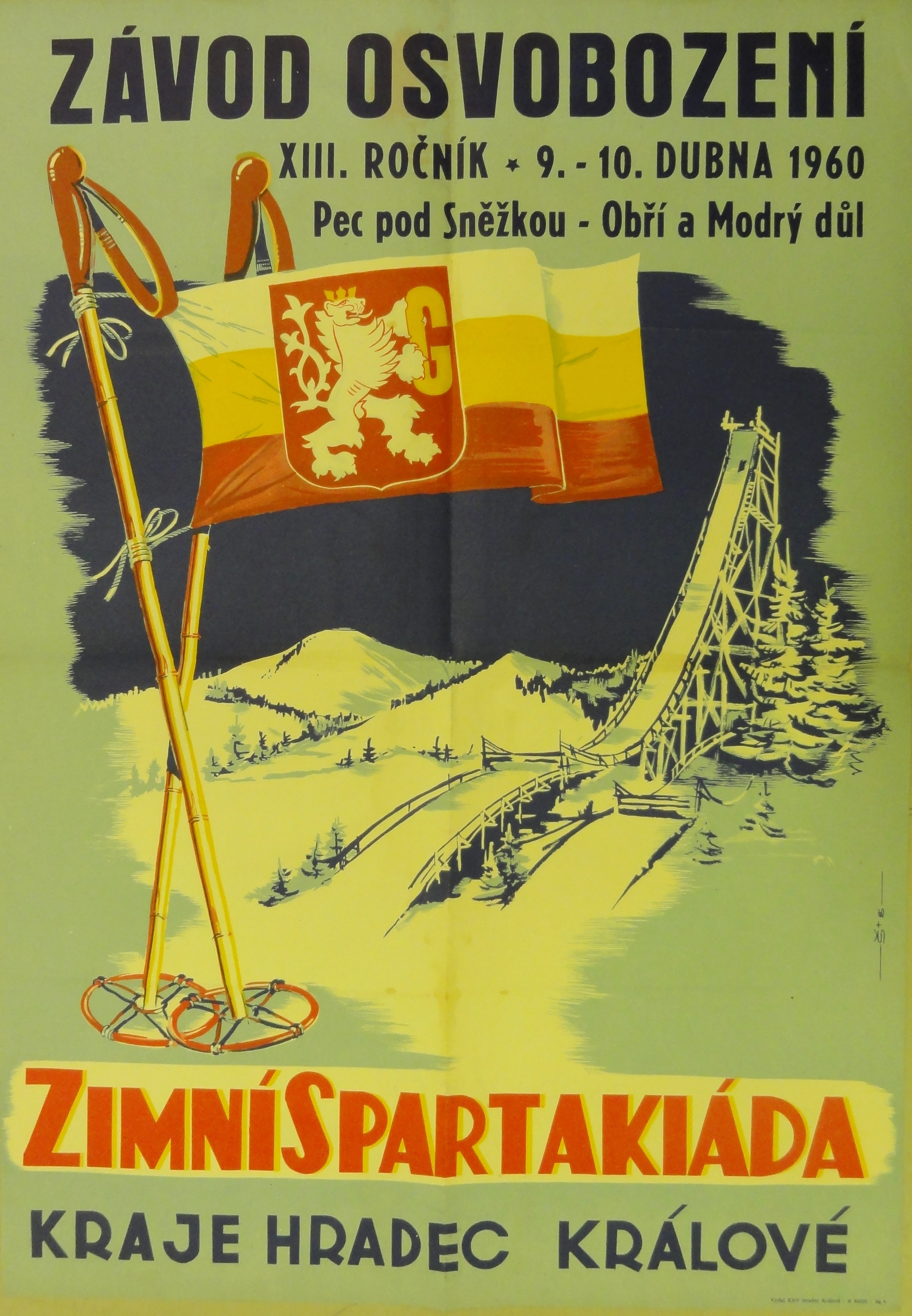 Náhledový obrázek Závod osvobození. Zimní spartakiáda kraje Hradec Králové - 1