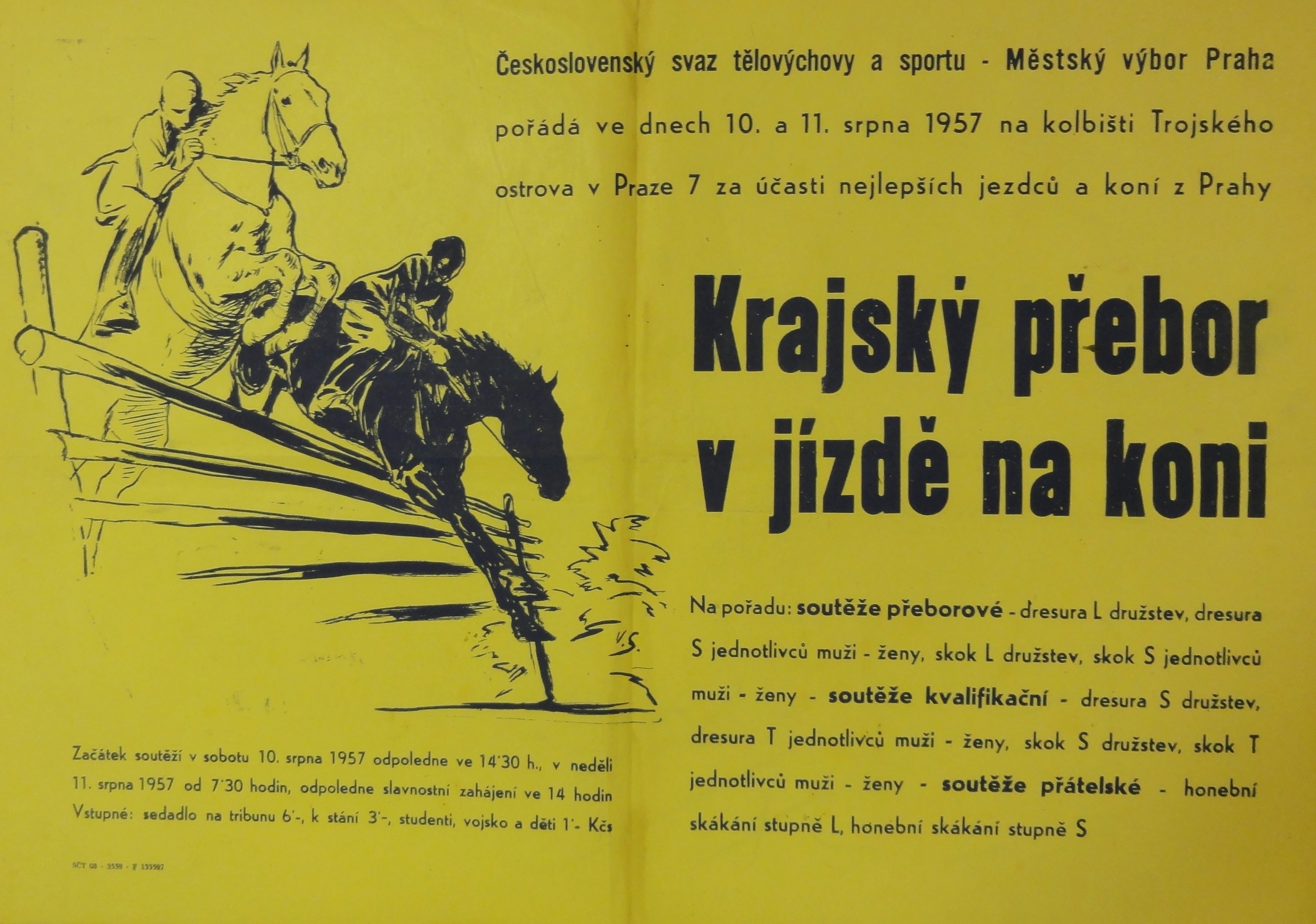 Náhledový obrázek Krajský přebor v jízdě na koni - 1