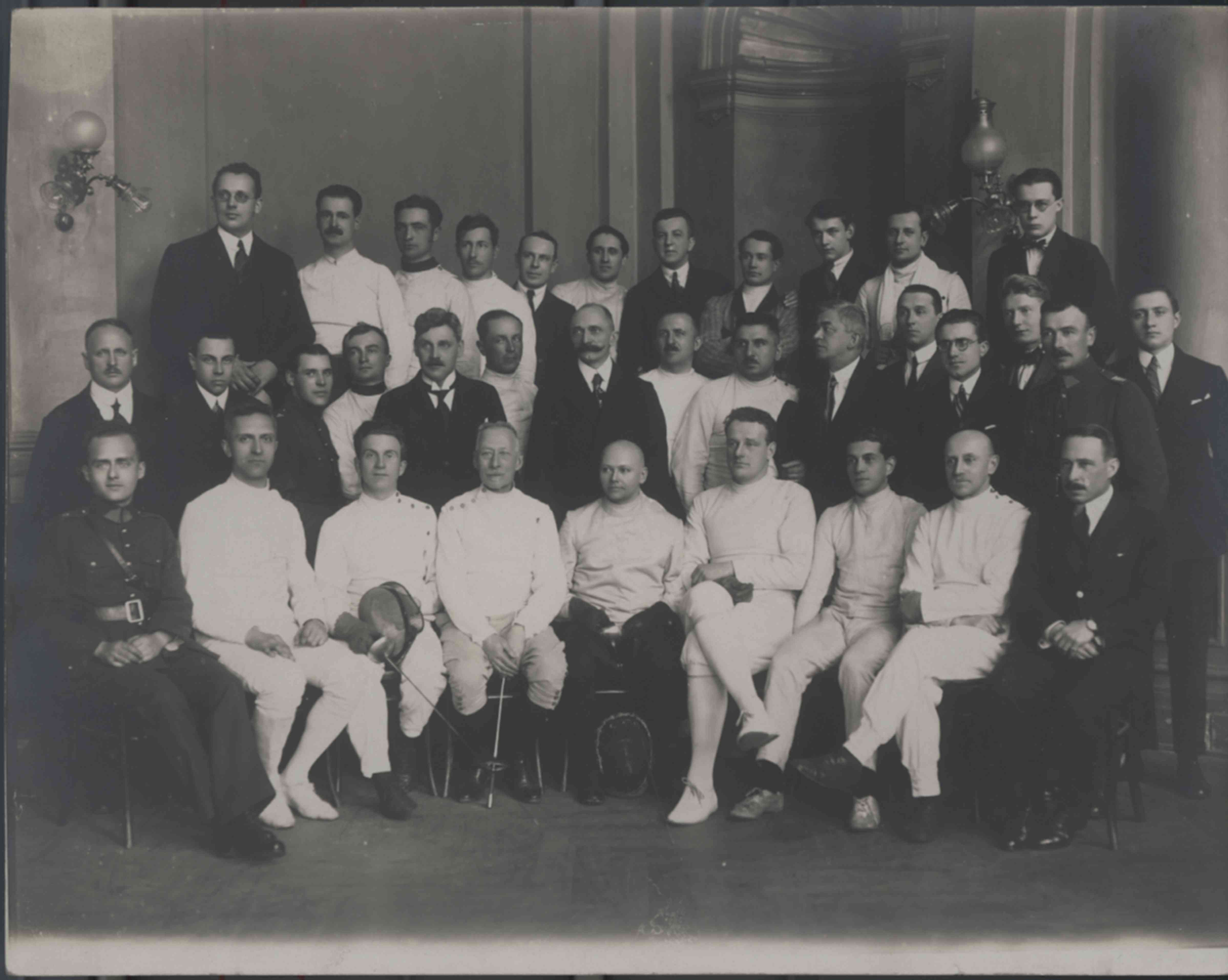 Náhledový obrázek Závody v šermu klubu Riegel. Praha 1923 - 1