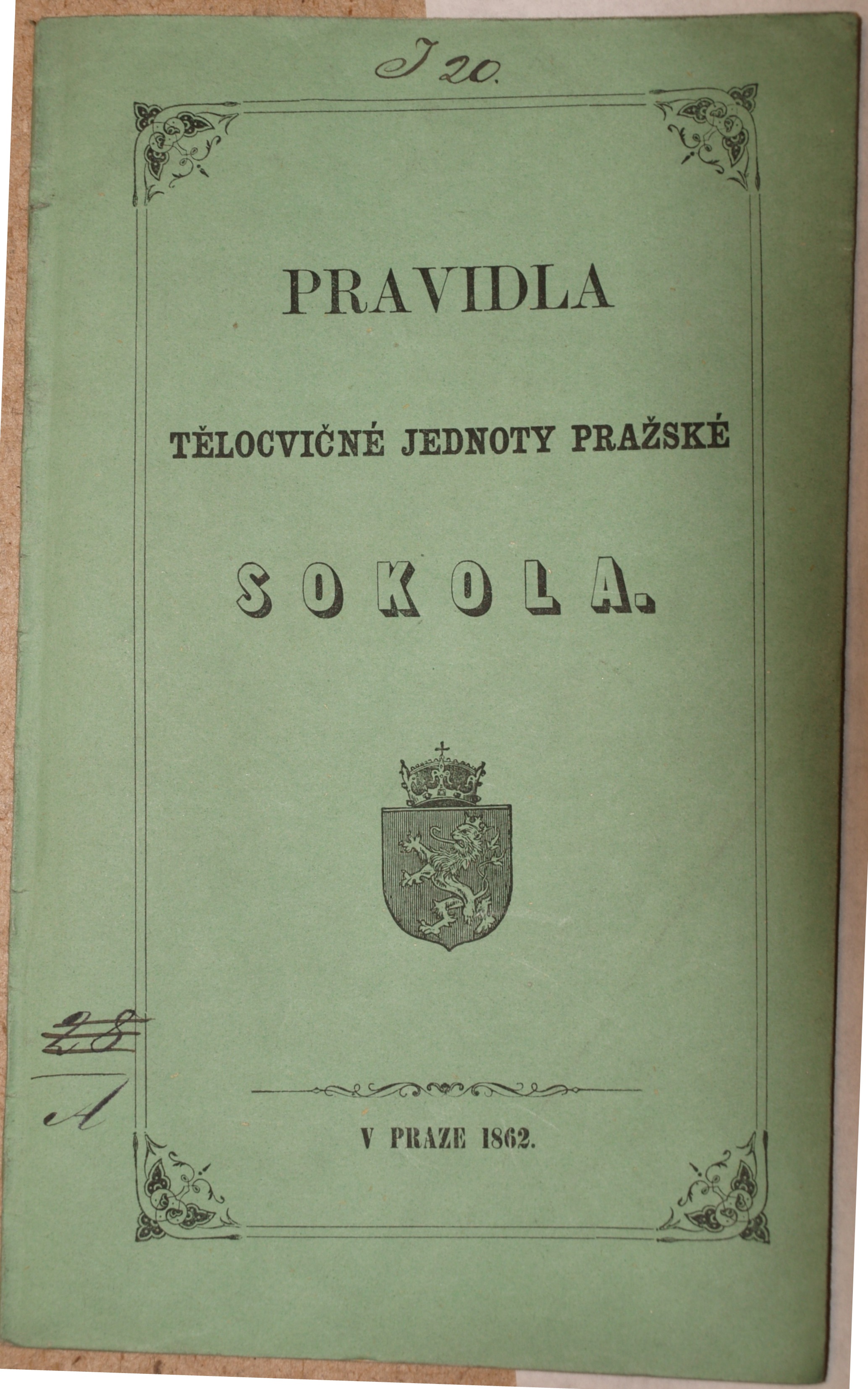 Náhledový obrázek Pravidla tělocvičné jednoty pražské Sokola - 3