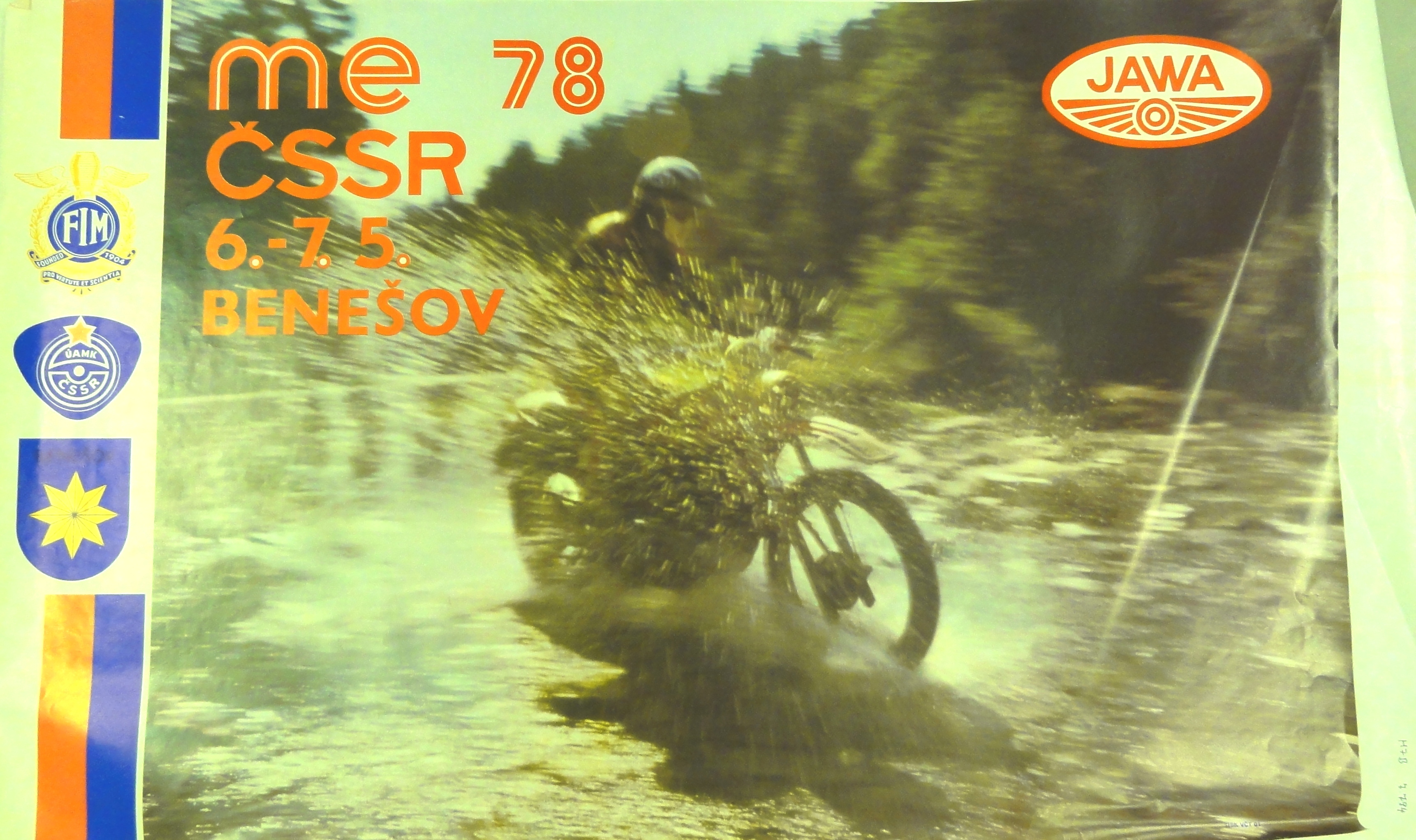 Náhledový obrázek Mistrovství Evropy motocyklů. Benešov 1978 - 1