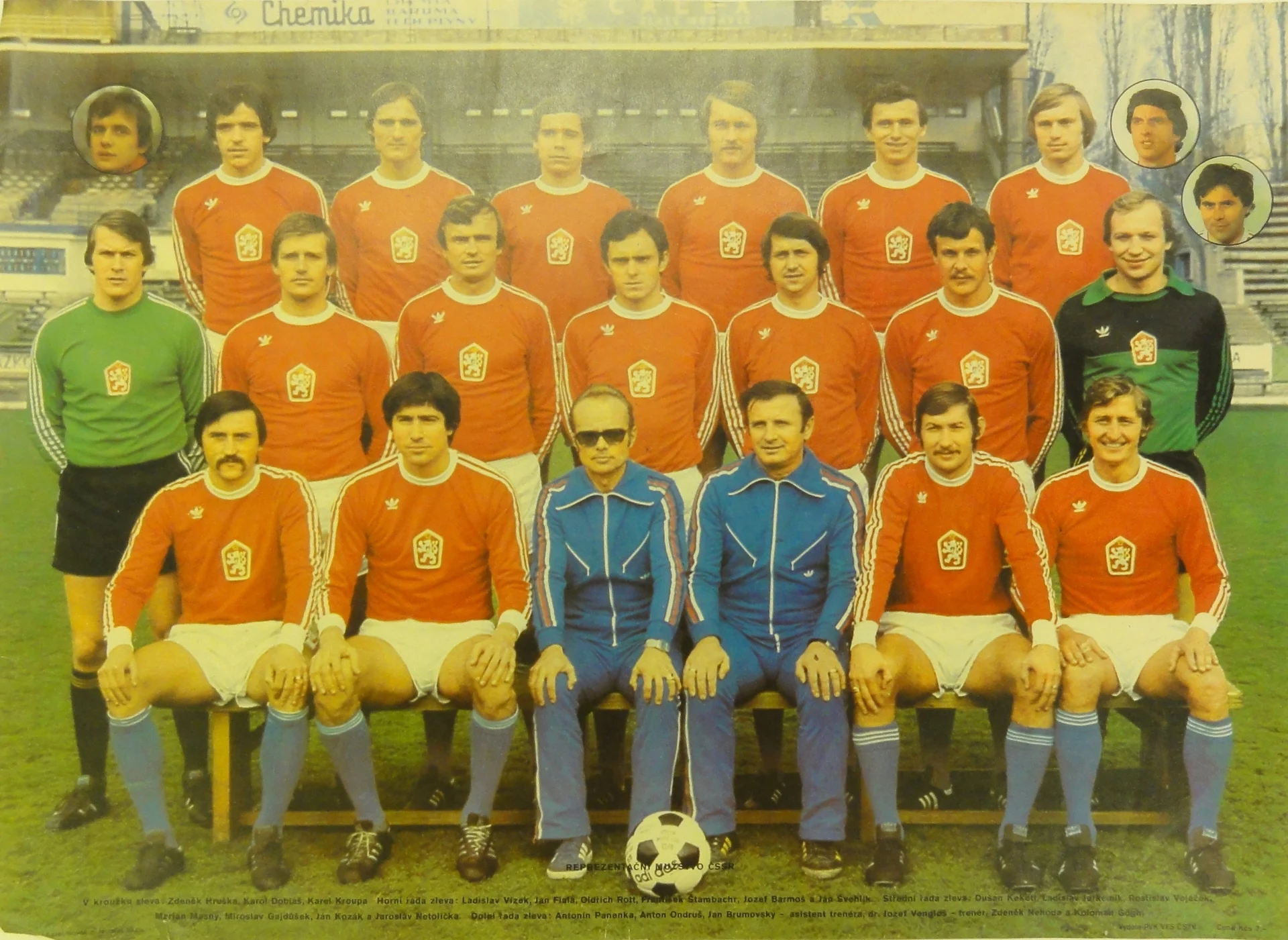 Náhledový obrázek předmětu Československá fotbalová reprezentace 1980