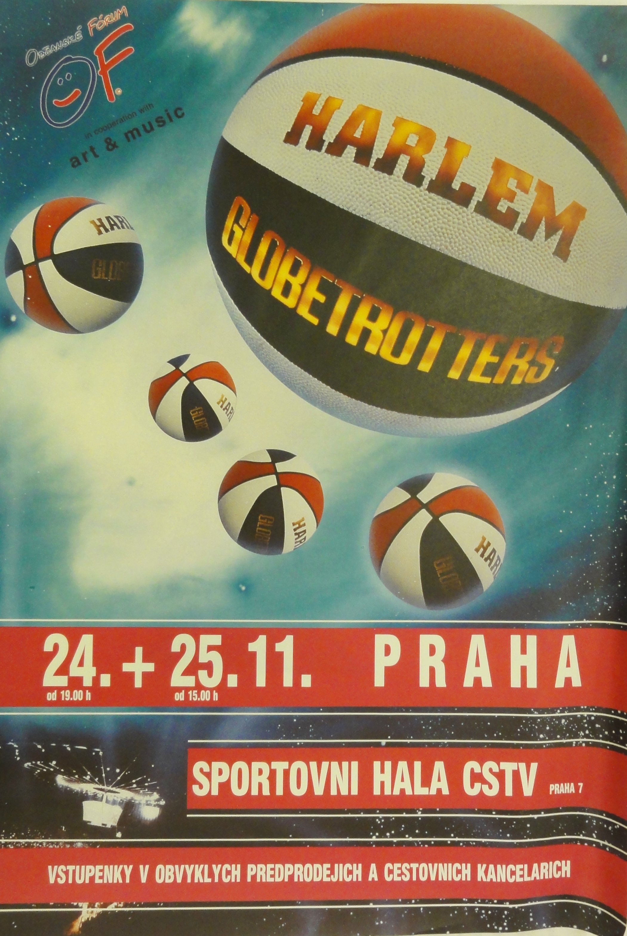 Náhledový obrázek Basketbalová exhibice. Harlem - Globetrotters - 1