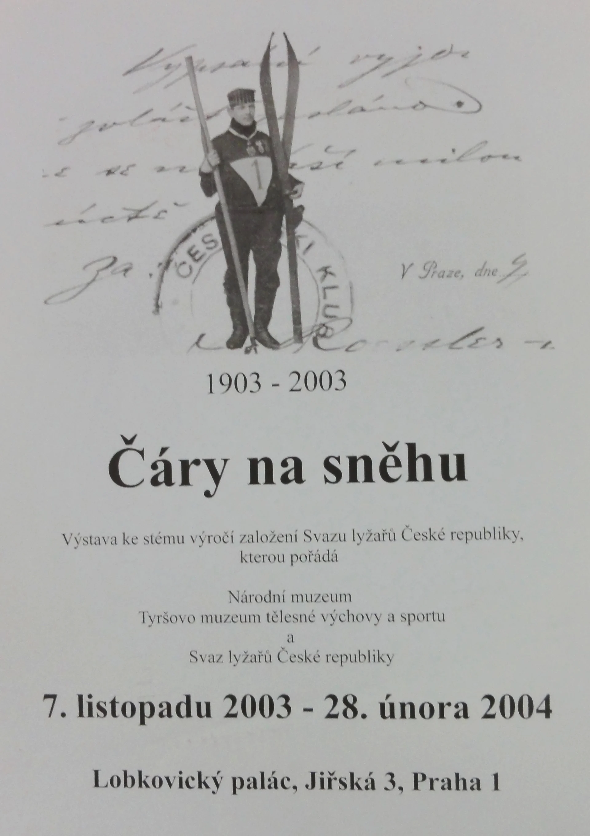 Náhledový obrázek předmětu Výstava MTVS. Čáry na sněhu
