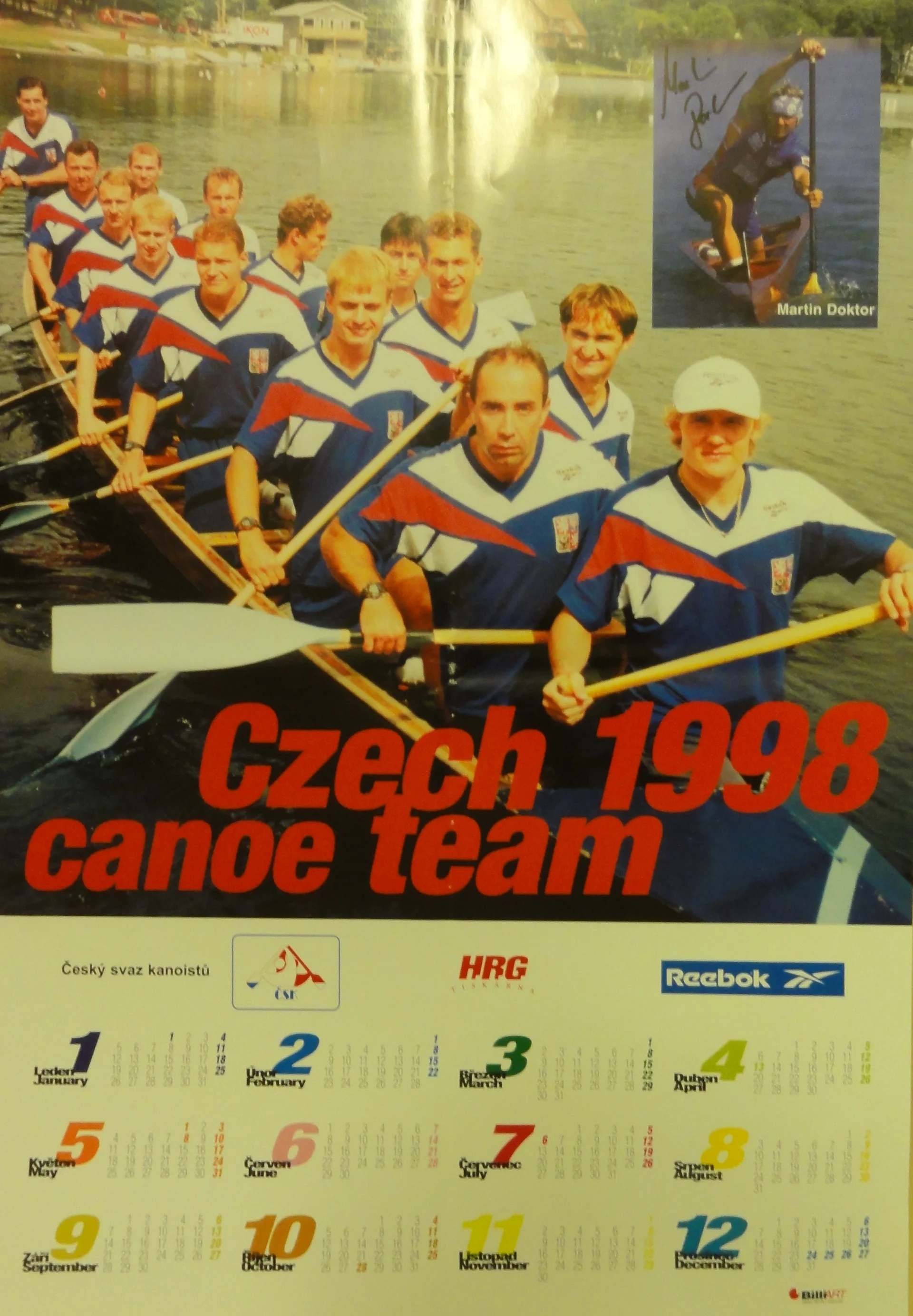 Náhledový obrázek předmětu Czech Canoe Team 1998